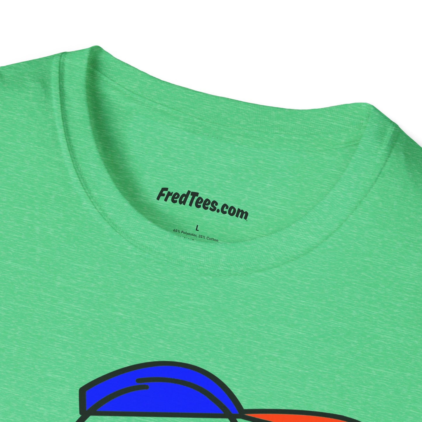 FRED is ready to PLAY BALL! His forever motto - HAVE FUN, PLAY HARD, DON’T QUIT! Orange & Royal Pinstripe