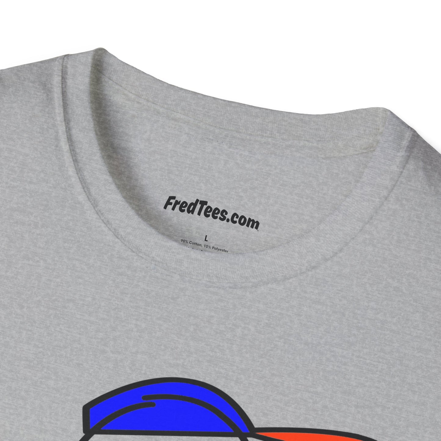 FRED is ready to PLAY BALL! His forever motto - HAVE FUN, PLAY HARD, DON’T QUIT! Orange & Royal Pinstripe