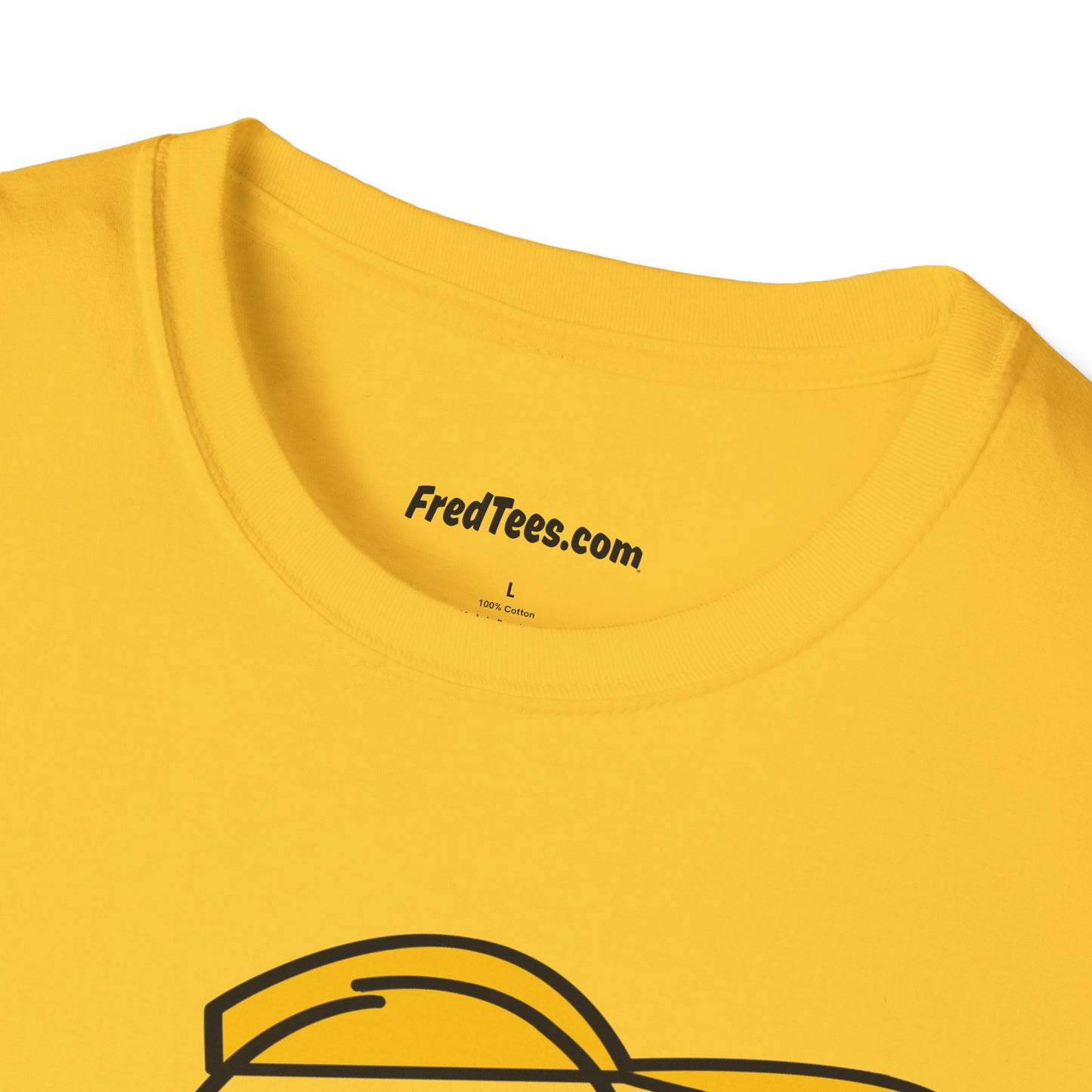 FRED is ready to PLAY BALL! His forever motto - HAVE FUN, PLAY HARD, DON’T QUIT! Yellow & Black Pinstripe