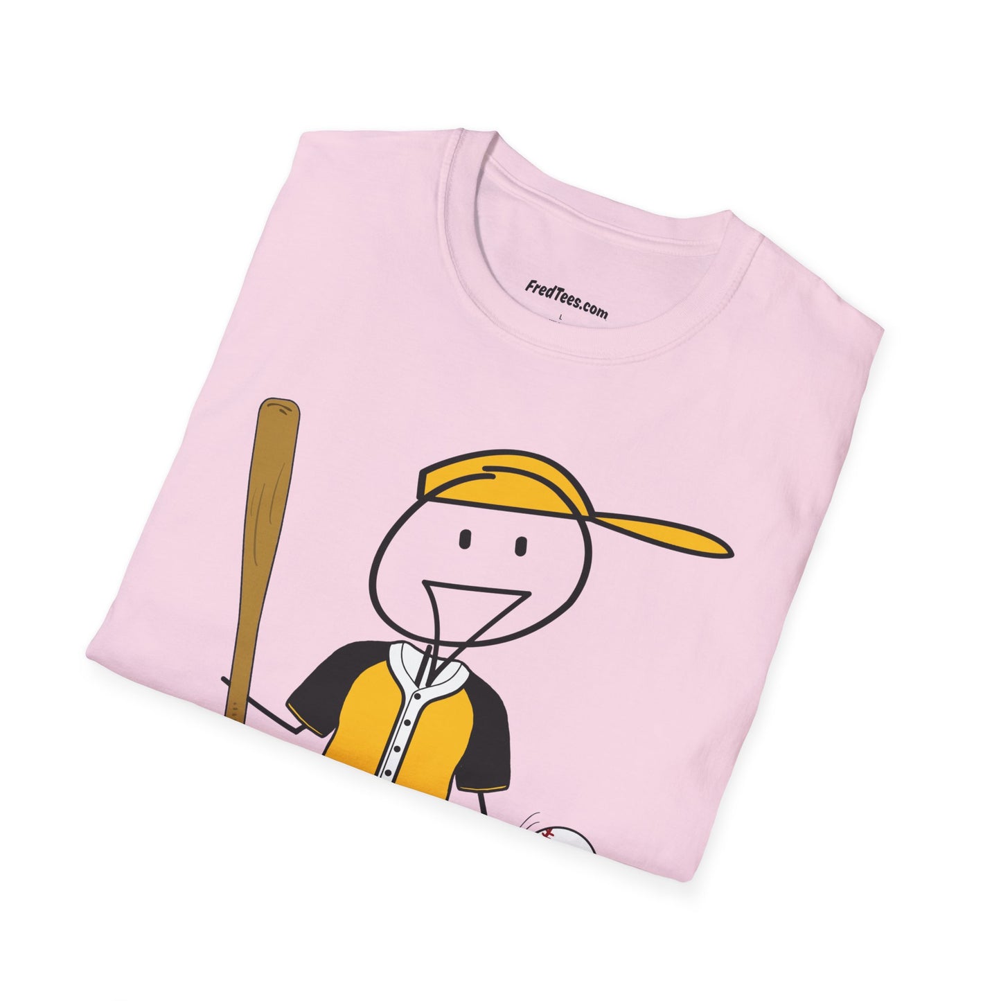 FRED is ready to PLAY BALL! His forever motto - HAVE FUN, PLAY HARD, DON’T QUIT! Yellow & Black