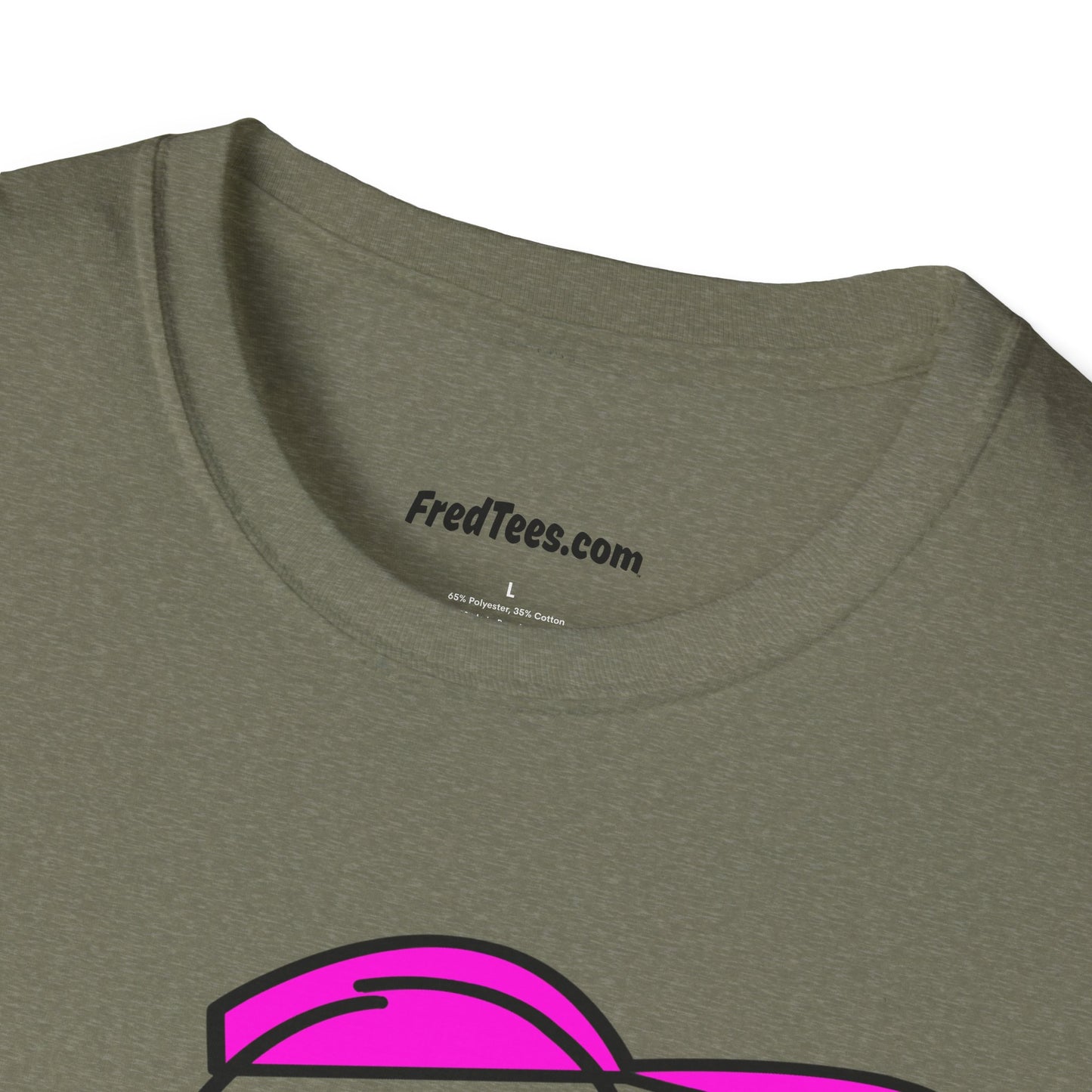 FRED is ready to PLAY BALL! His forever motto - HAVE FUN, PLAY HARD, DON’T QUIT! Hot Pink