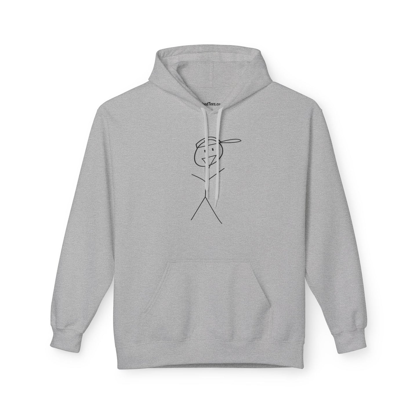 The original FRED hooded sweatshirt! You get Fred and warmth and a hood! You win!