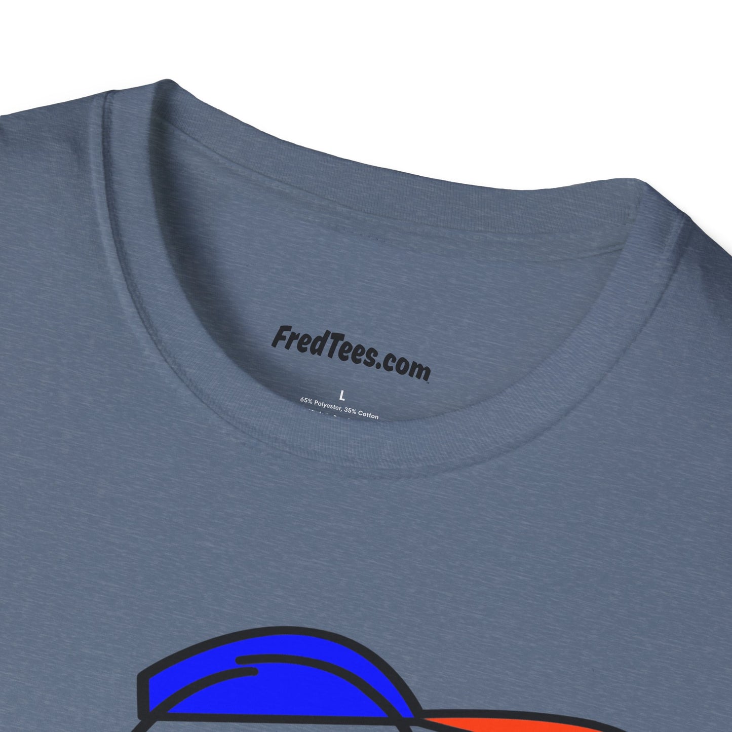 FRED is ready to PLAY BALL! His forever motto - HAVE FUN, PLAY HARD, DON’T QUIT! Orange & Royal