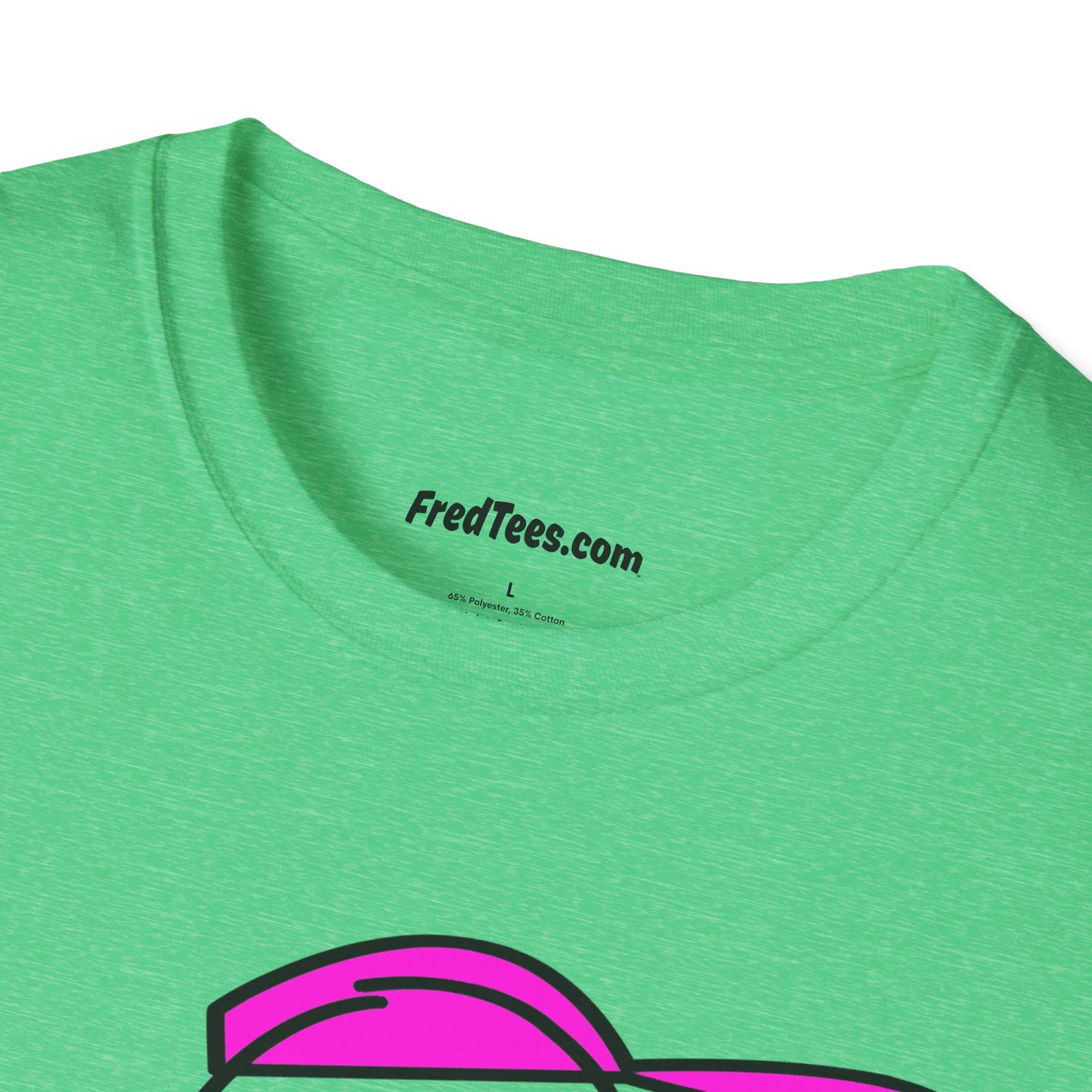 FRED is ready to PLAY BALL! His forever motto - HAVE FUN, PLAY HARD, DON’T QUIT! Hot Pink