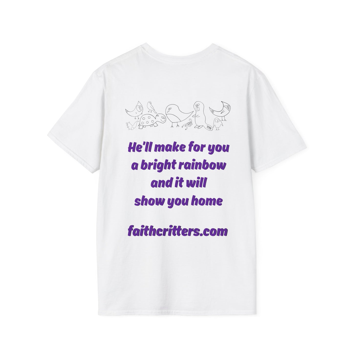 The OFFICIAL Faith Critters tee! From the author/illustrator of The Robin and the Rainbow