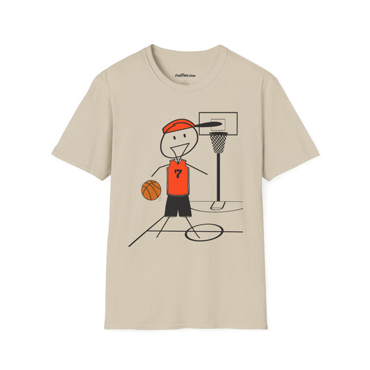 FRED is ready for the court! His forever motto - HAVE FUN, PLAY HARD, DON’T QUIT! Orange & Black
