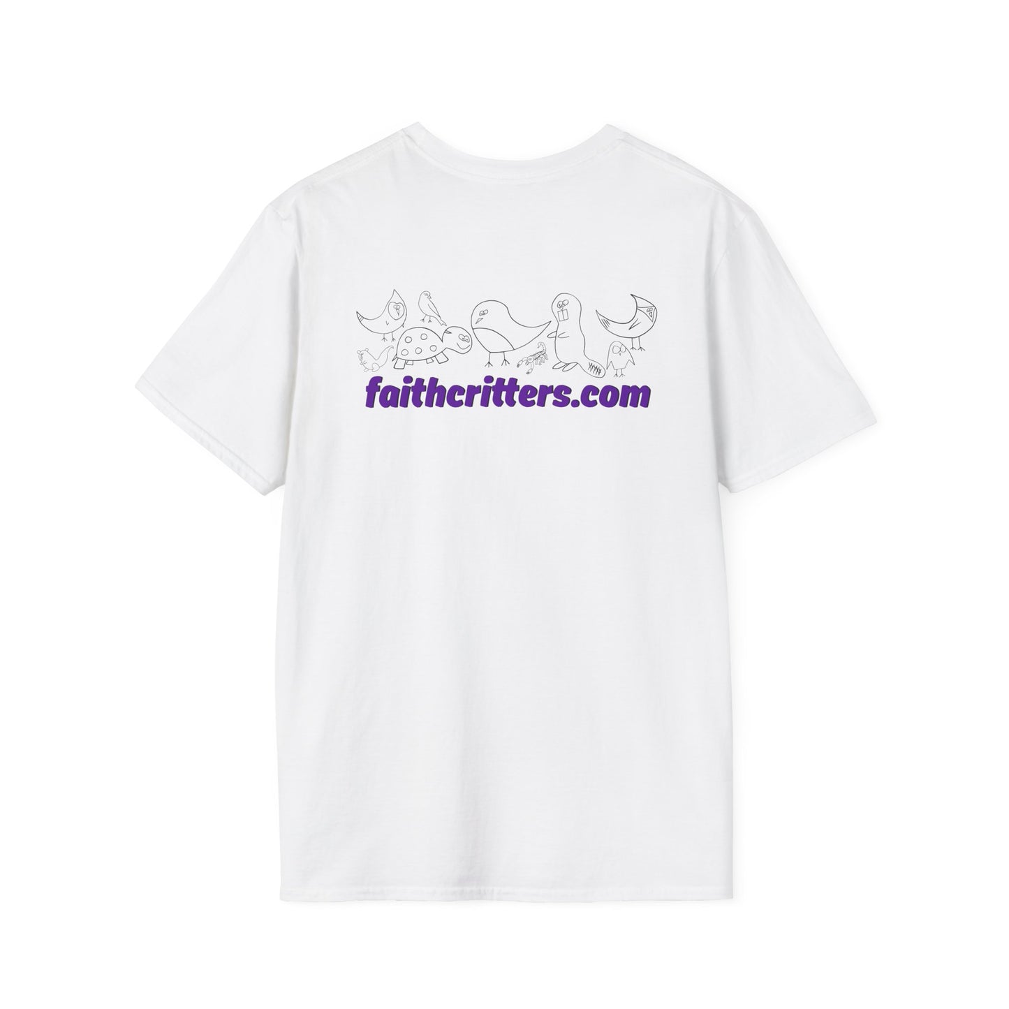 The OFFICIAL Faith Critters tee! From the author/illustrator of The Robin and the Rainbow