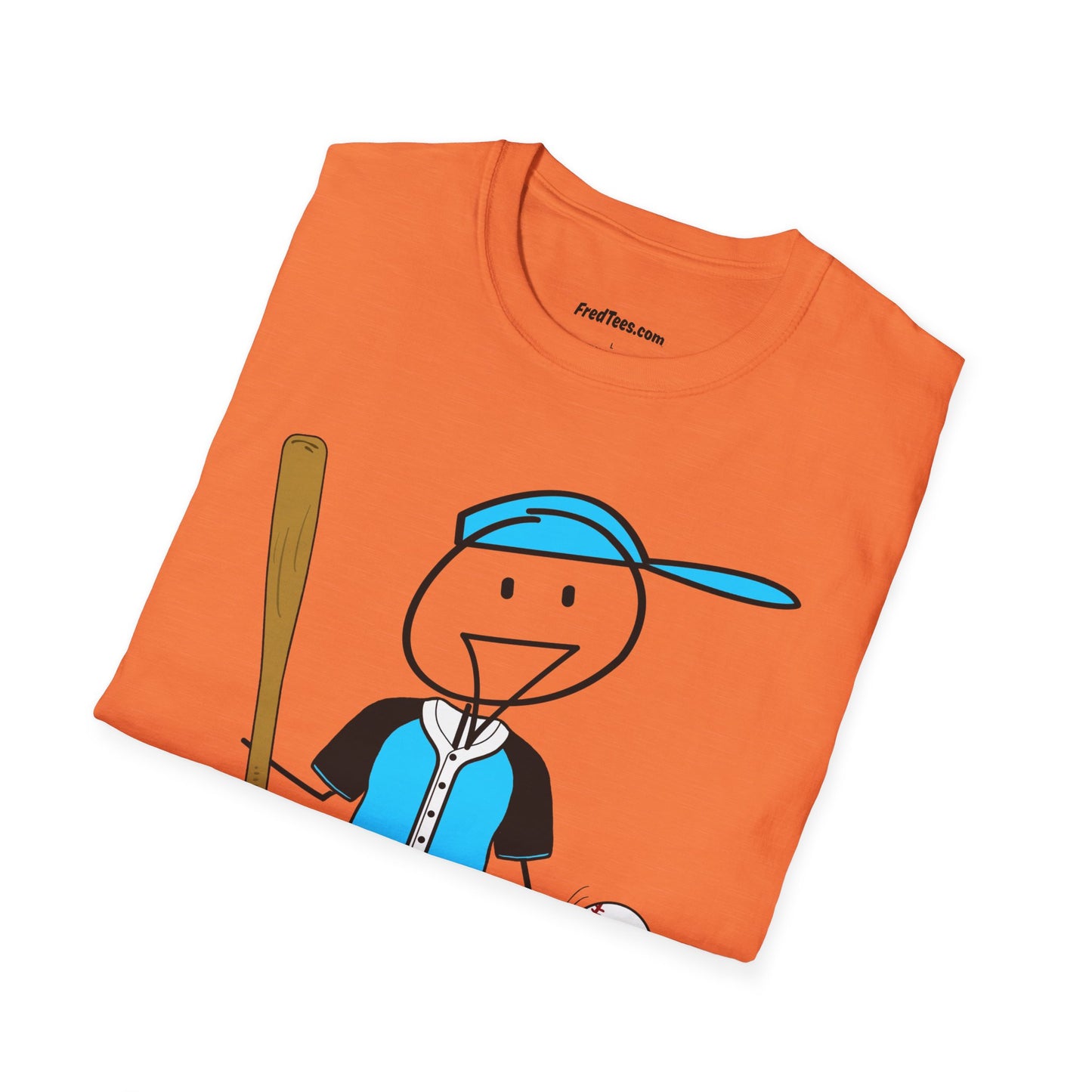 FRED is ready to PLAY BALL! His forever motto - HAVE FUN, PLAY HARD, DON’T QUIT! Sky Blue & Black