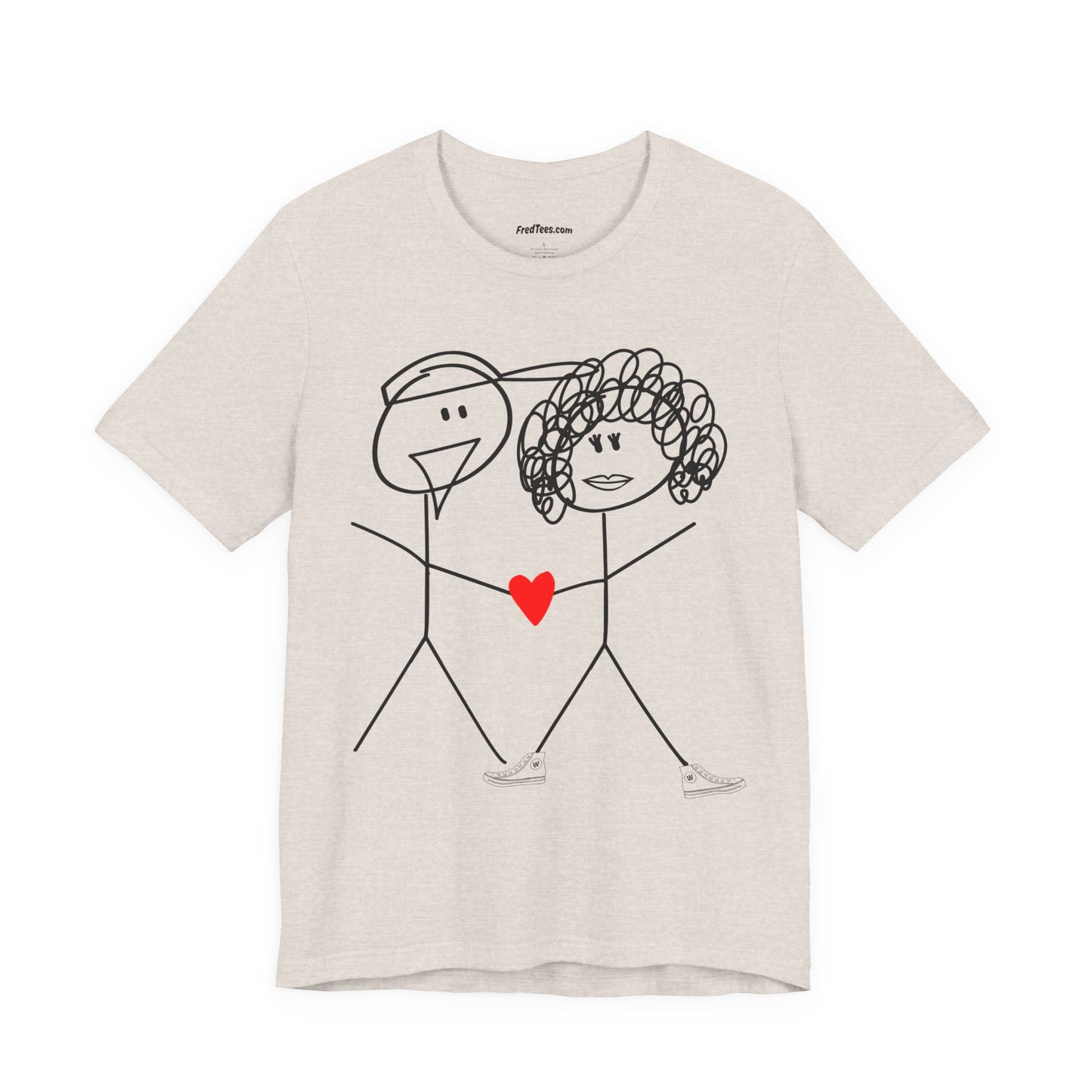 FRED and WENDI - the anniversary celebration shirt! LOVE is in the air!    Bella+Canvas version