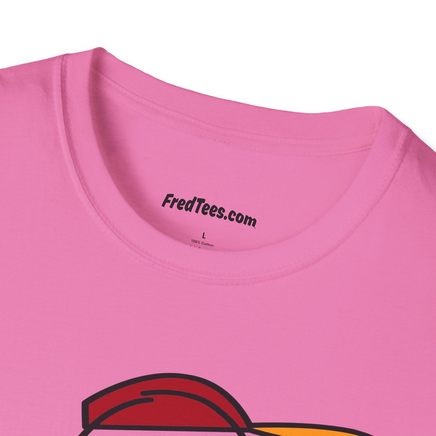 FRED is ready to PLAY BALL! His forever motto - HAVE FUN, PLAY HARD, DON’T QUIT! Red and gold pinstripe