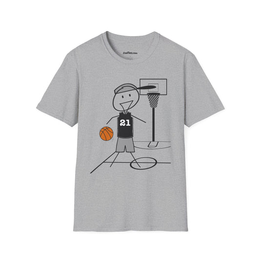 FRED is ready for the court! His forever motto - HAVE FUN, PLAY HARD, DON’T QUIT! Silver & Black