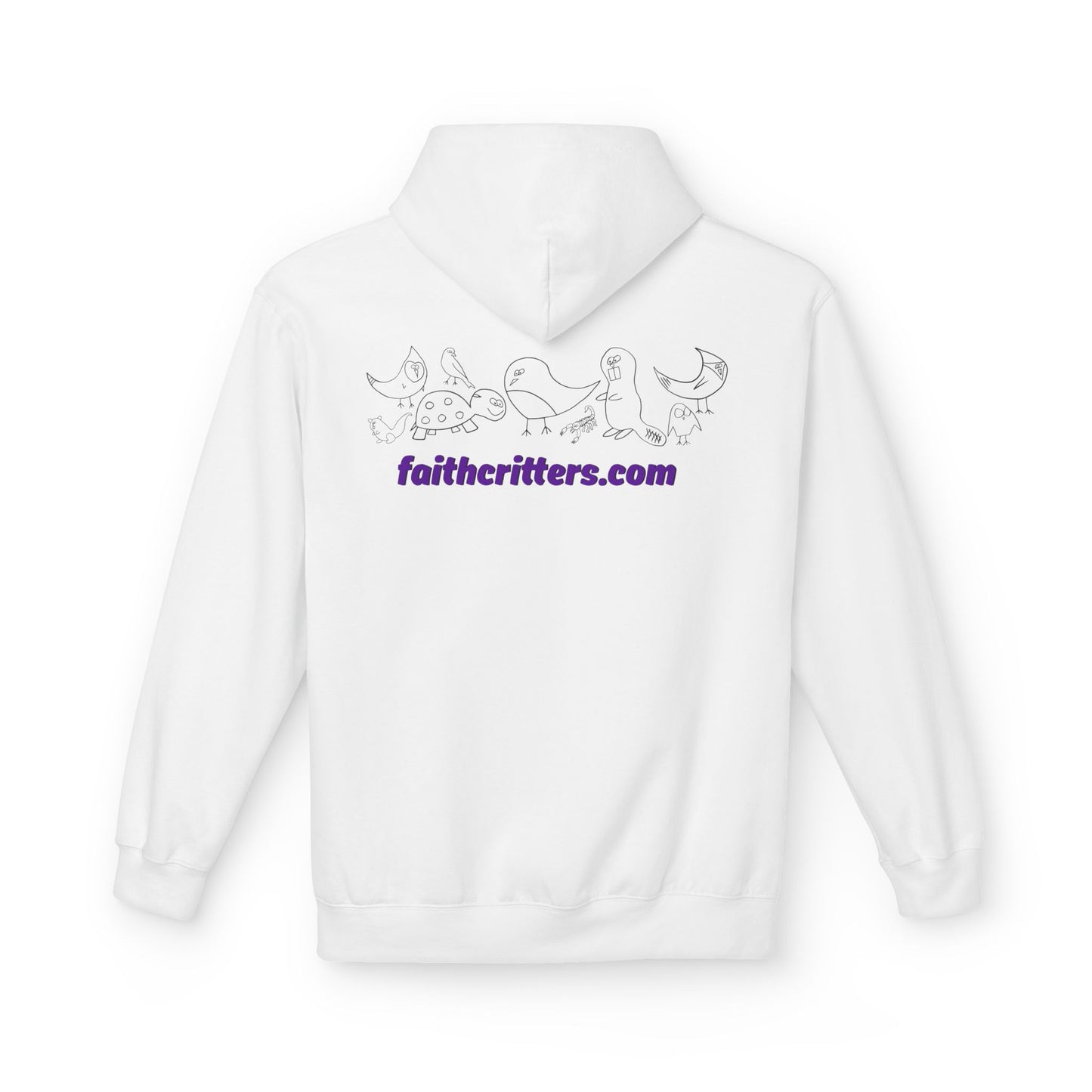 The OFFICIAL Faith Critters sweatshirt! Celebrate the Critters in comfort!