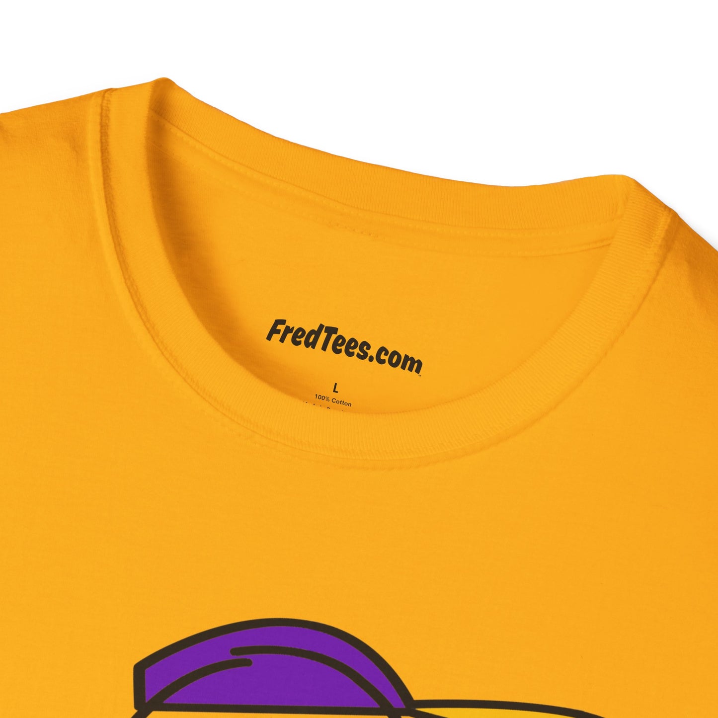 FRED is ready to PLAY BALL! His forever motto - HAVE FUN, PLAY HARD, DON’T QUIT! Purple & Yellow