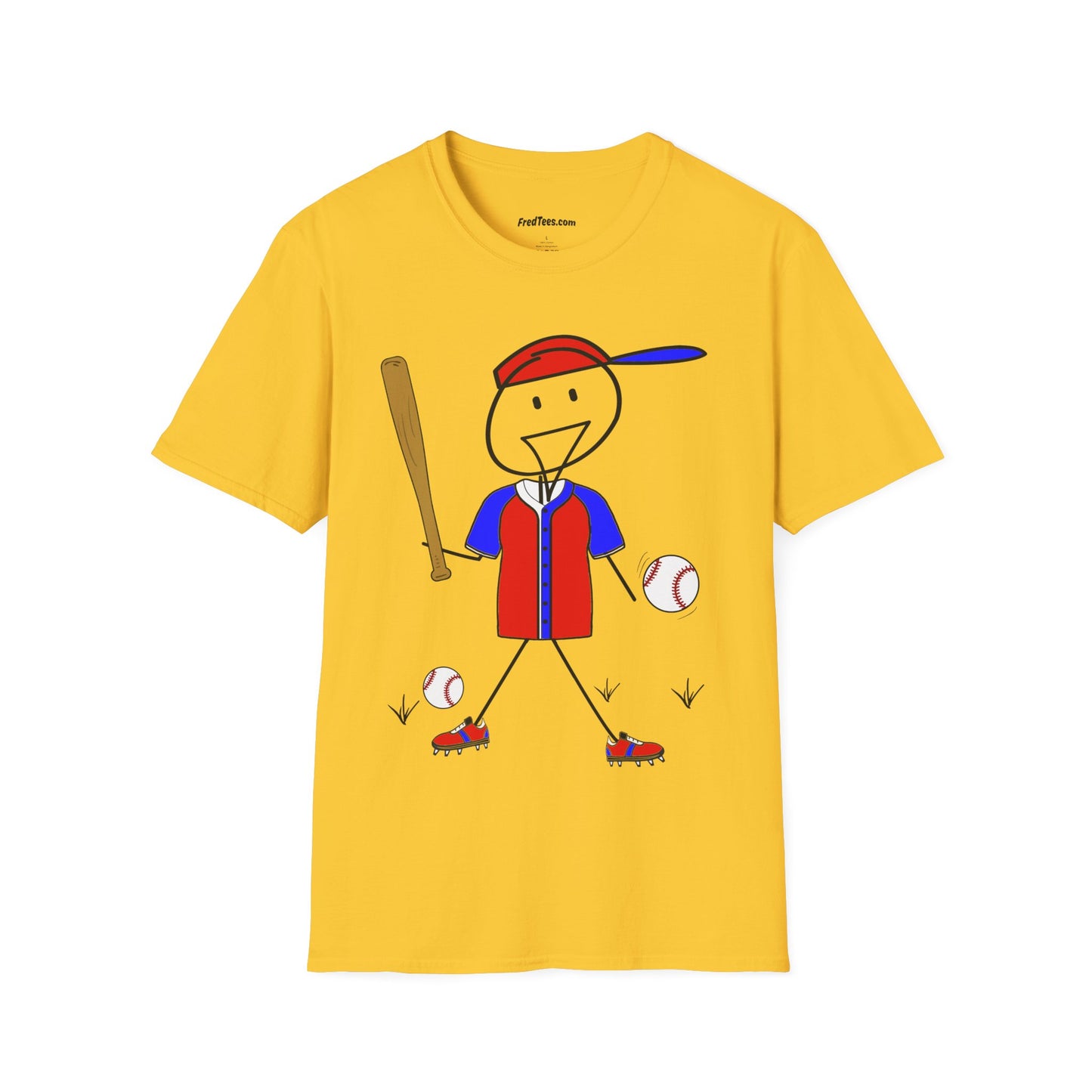 FRED is ready to PLAY BALL! His forever motto - HAVE FUN, PLAY HARD, DON’T QUIT! Red, White & Blue