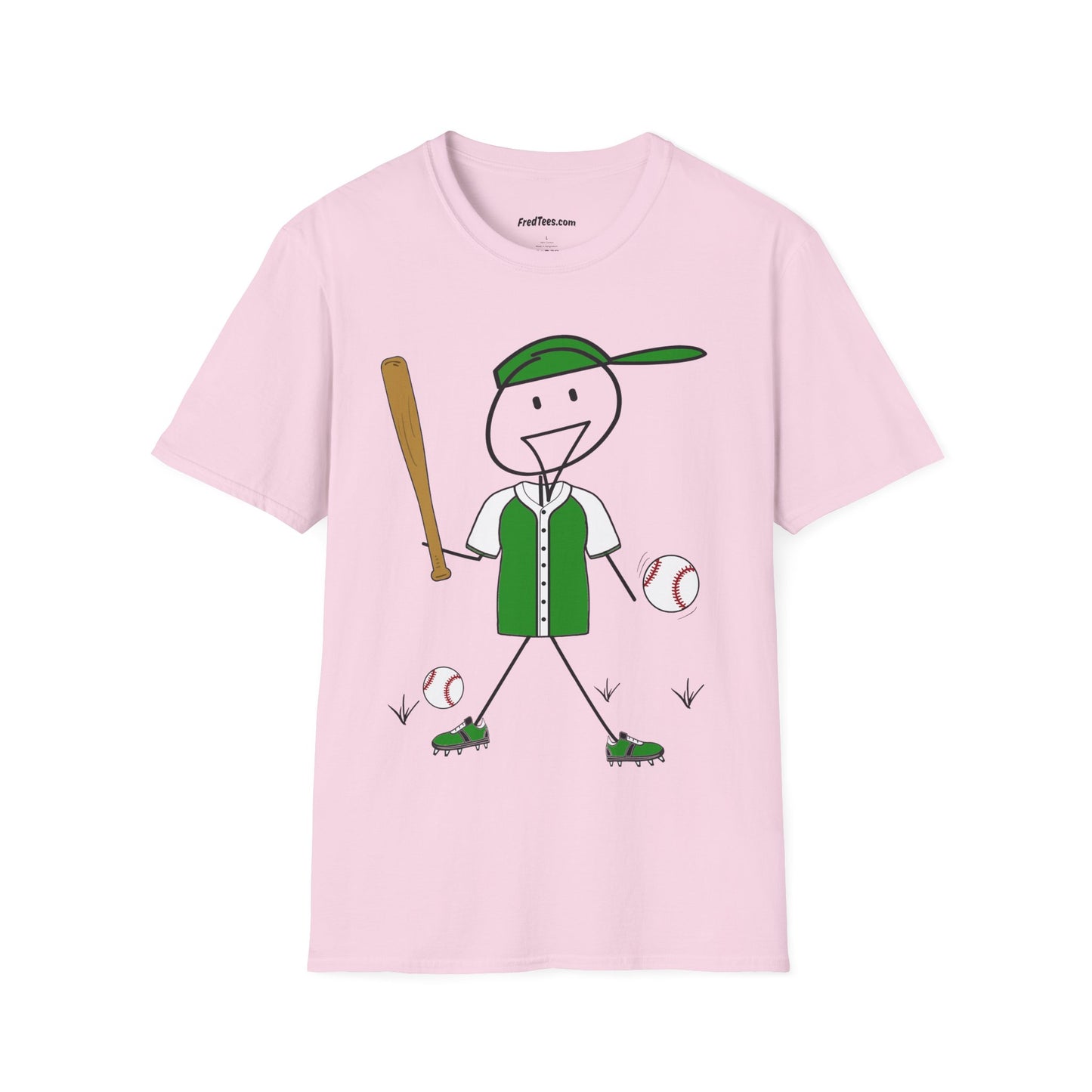 FRED is ready to PLAY BALL! His forever motto - HAVE FUN, PLAY HARD, DON’T QUIT! Green