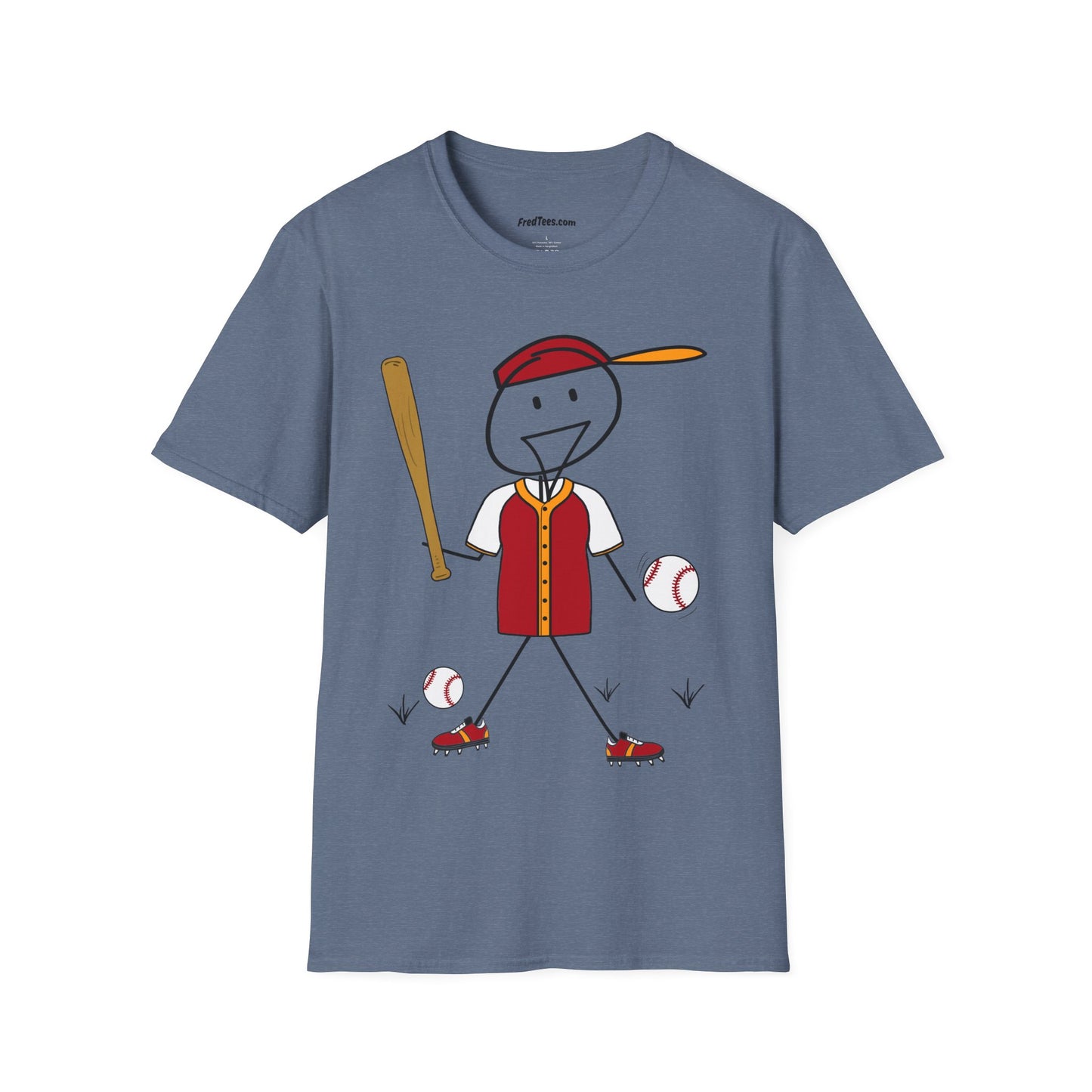 FRED is ready to PLAY BALL! His forever motto - HAVE FUN, PLAY HARD, DON’T QUIT! Red and gold