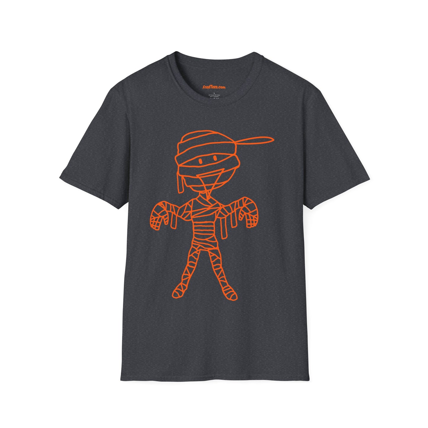 FRED says CALL YOUR MUMMY! Happy Halloween! BLACK AND ORANGE EDITION!