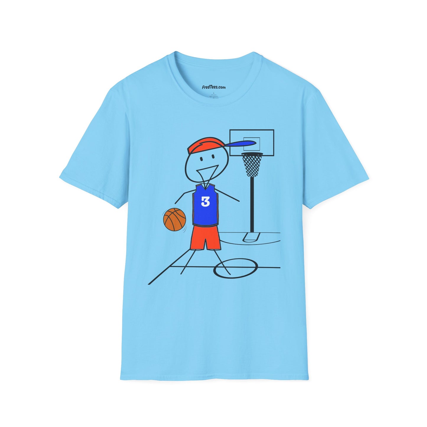 FRED is ready for the court! His forever motto - HAVE FUN, PLAY HARD, DON’T QUIT! More. Orange & Royal