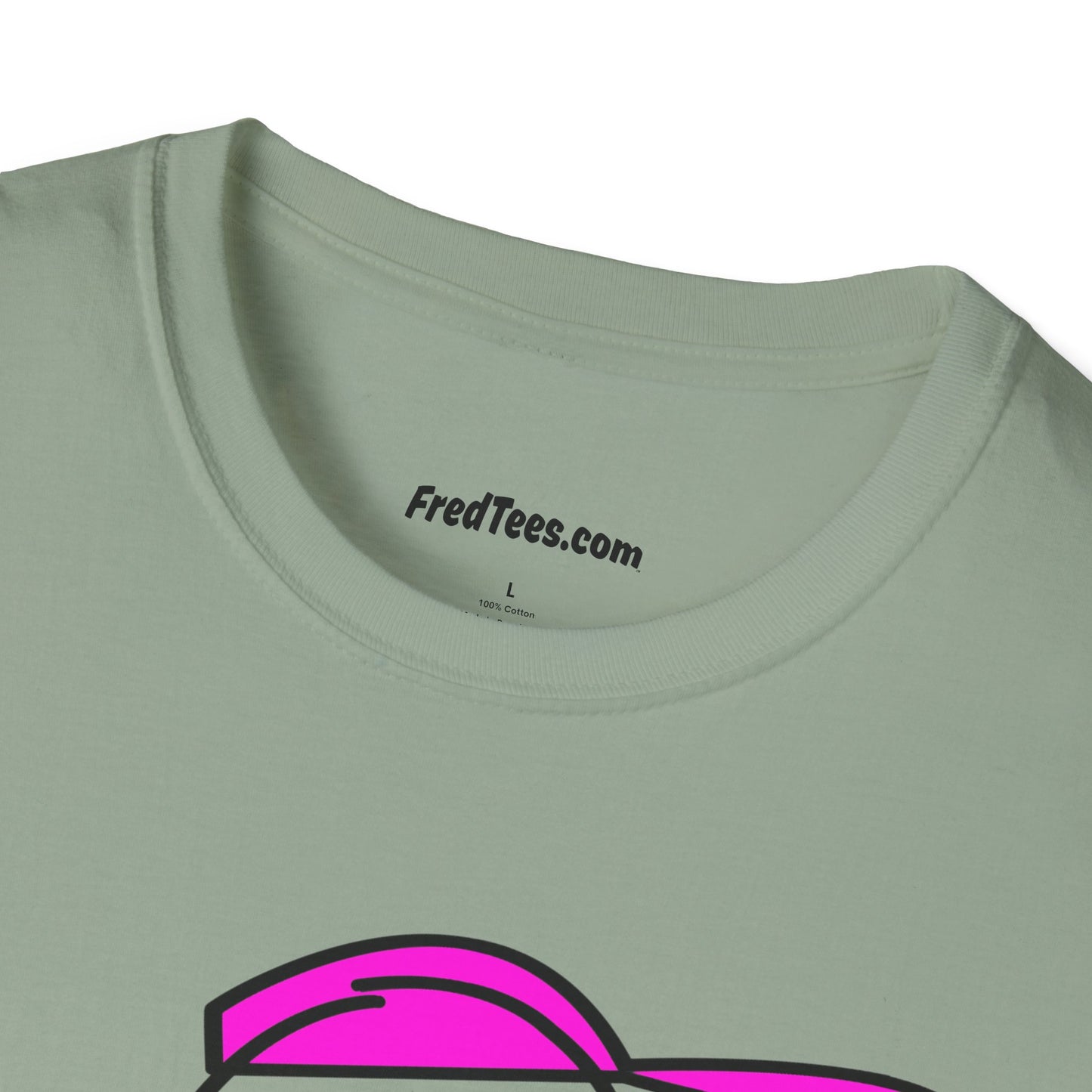 FRED is ready to PLAY BALL! His forever motto - HAVE FUN, PLAY HARD, DON’T QUIT! Hot Pink Pinstripe