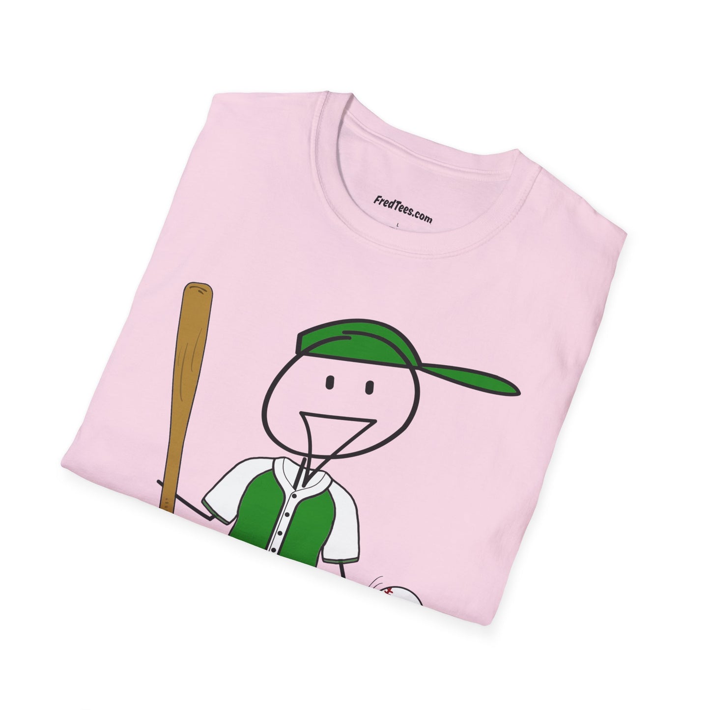 FRED is ready to PLAY BALL! His forever motto - HAVE FUN, PLAY HARD, DON’T QUIT! Green