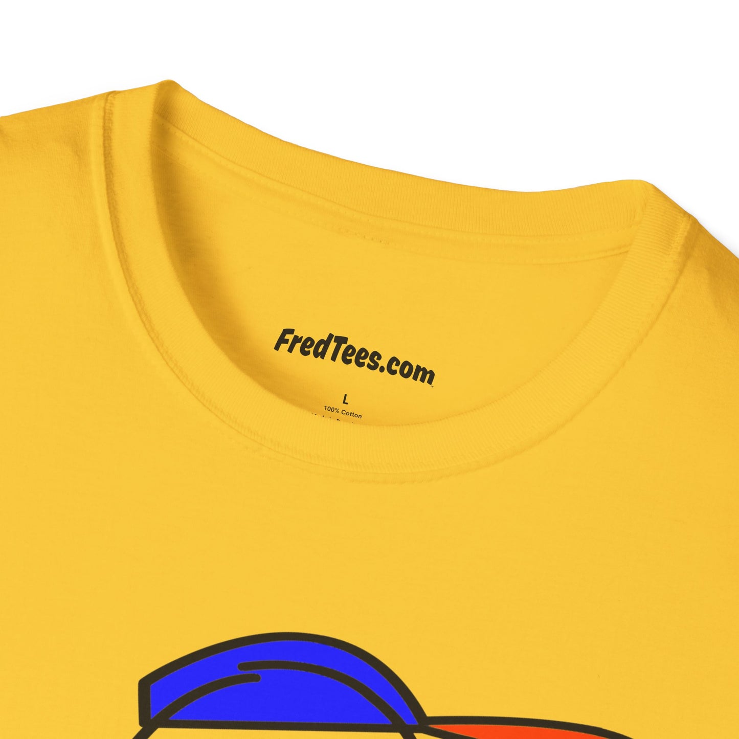 FRED is ready to PLAY BALL! His forever motto - HAVE FUN, PLAY HARD, DON’T QUIT! Orange & Royal Pinstripe