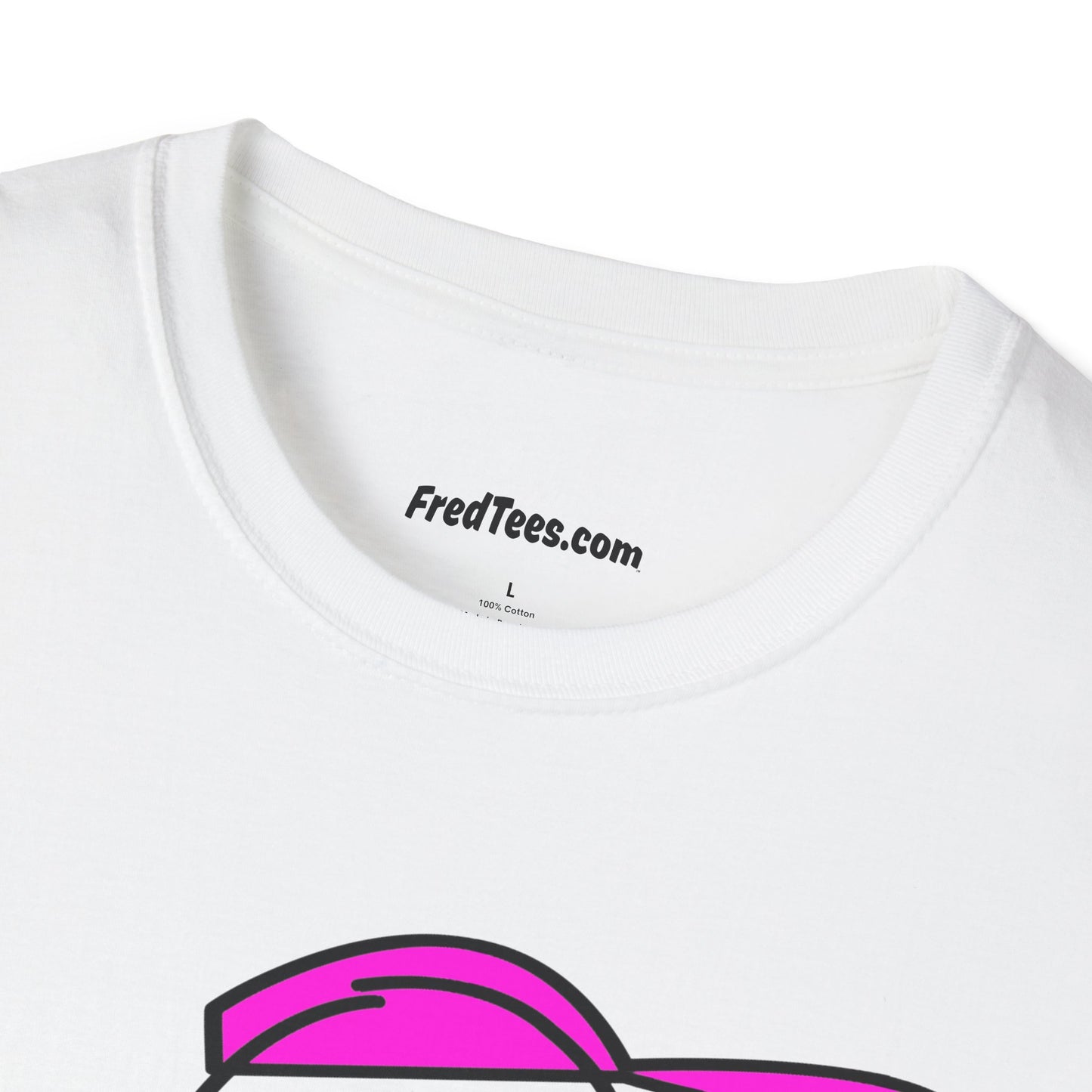 FRED is ready to PLAY BALL! His forever motto - HAVE FUN, PLAY HARD, DON’T QUIT! Hot Pink Pinstripe