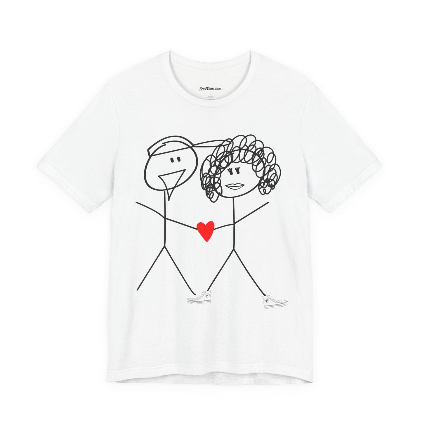 FRED and WENDI - the anniversary celebration shirt! LOVE is in the air!    Bella+Canvas version