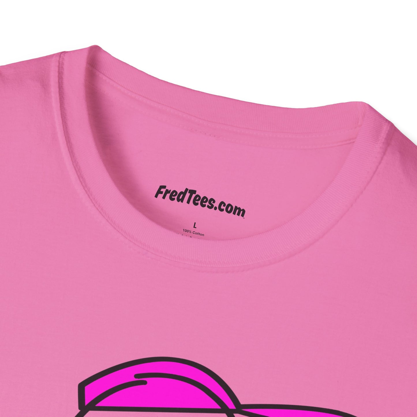 FRED is ready to PLAY BALL! His forever motto - HAVE FUN, PLAY HARD, DON’T QUIT! Hot Pink Pinstripe