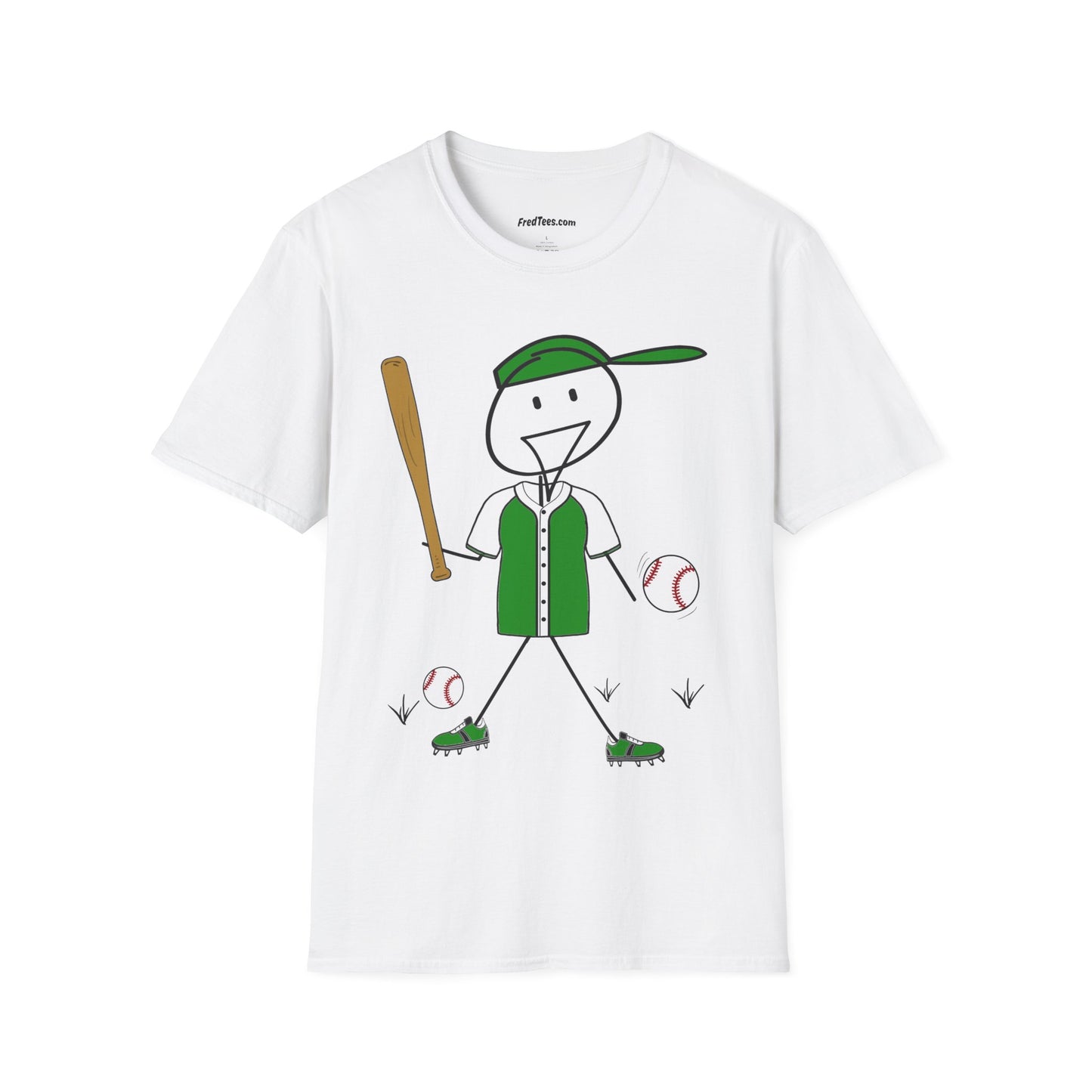 FRED is ready to PLAY BALL! His forever motto - HAVE FUN, PLAY HARD, DON’T QUIT! Green