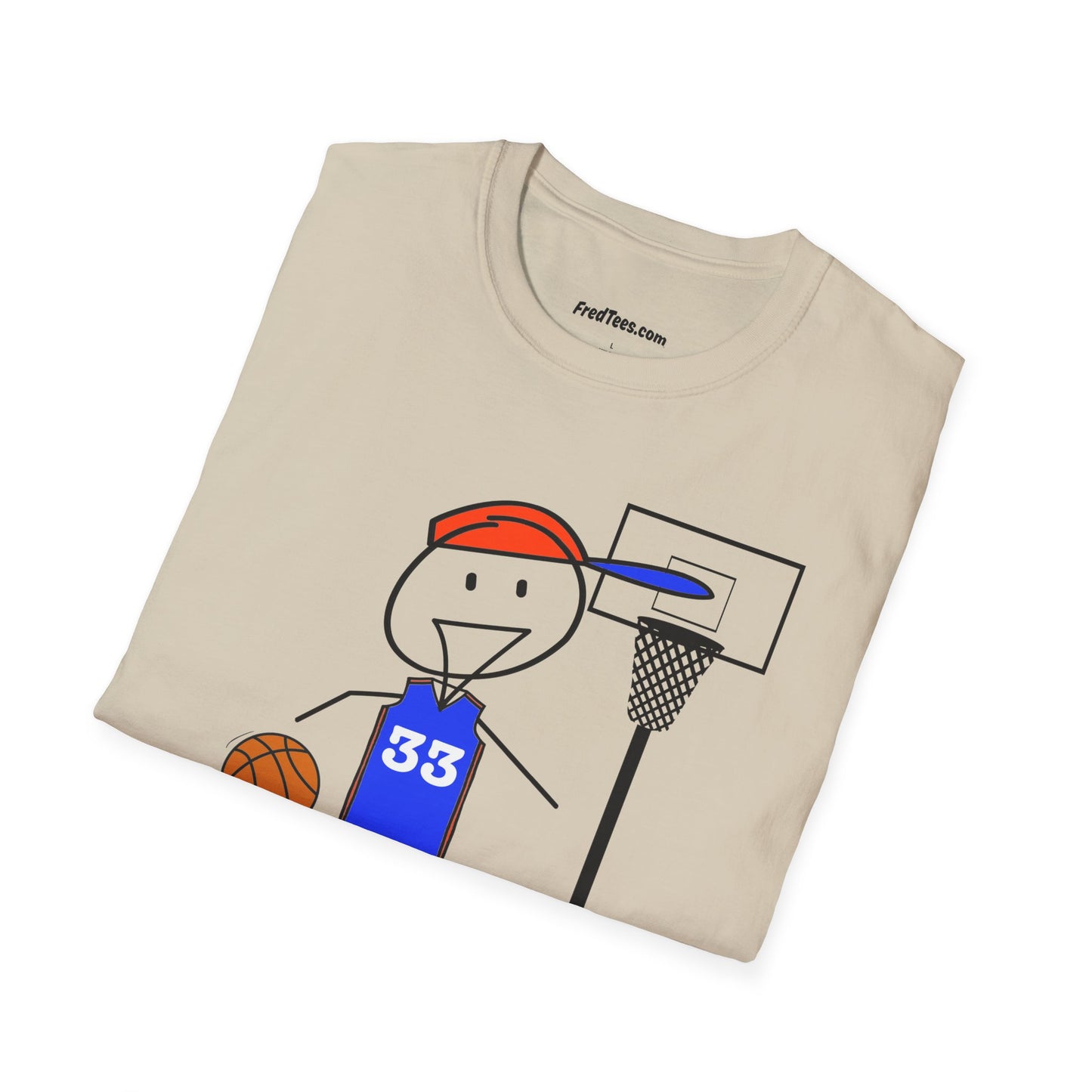 FRED is ready for the court! His forever motto - HAVE FUN, PLAY HARD, DON’T QUIT! Orange & Royal