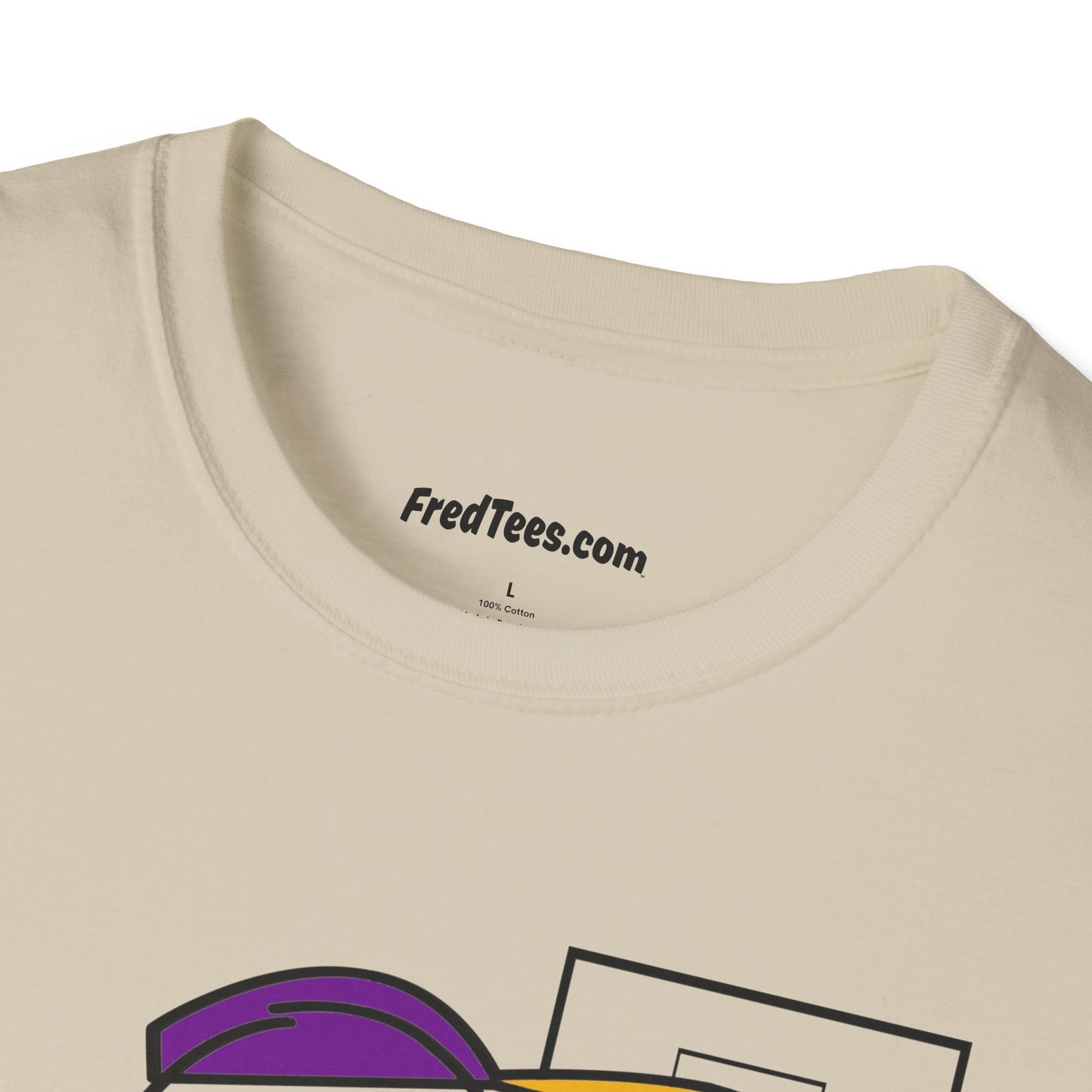 FRED is ready for the court! His forever motto - HAVE FUN, PLAY HARD, DON’T QUIT! More Purple & Yellow