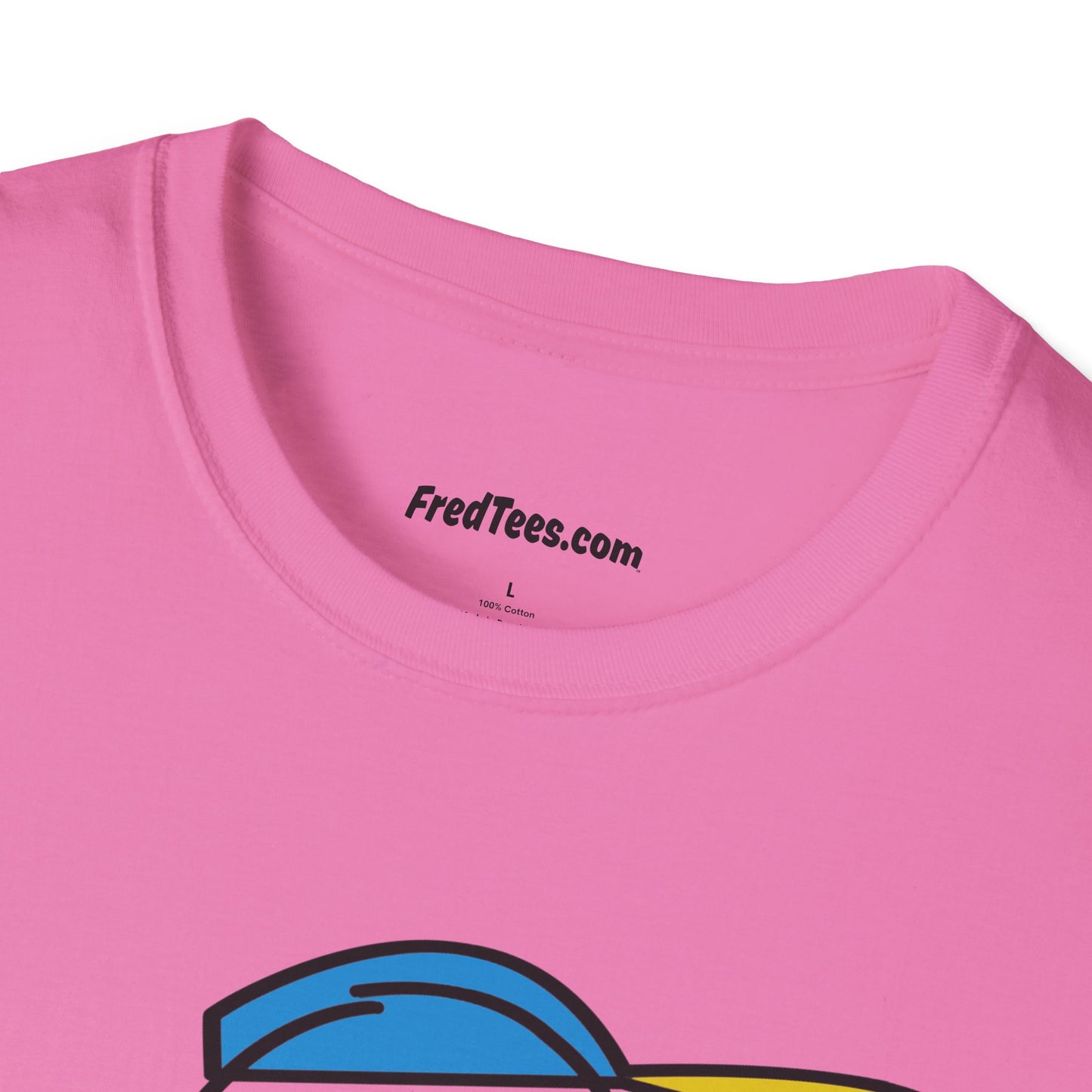 FRED is ready to PLAY BALL! His forever motto - HAVE FUN, PLAY HARD, DON’T QUIT! Aqua & Yellow Pinstripe