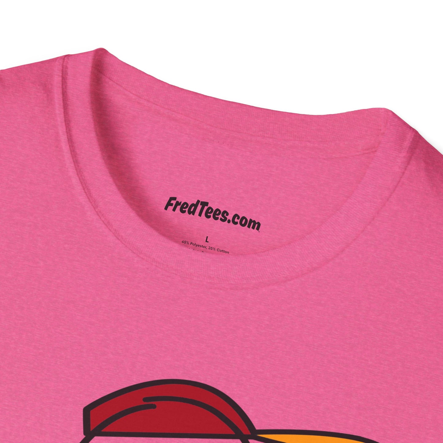 FRED is ready to PLAY BALL! His forever motto - HAVE FUN, PLAY HARD, DON’T QUIT! Red and gold pinstripe