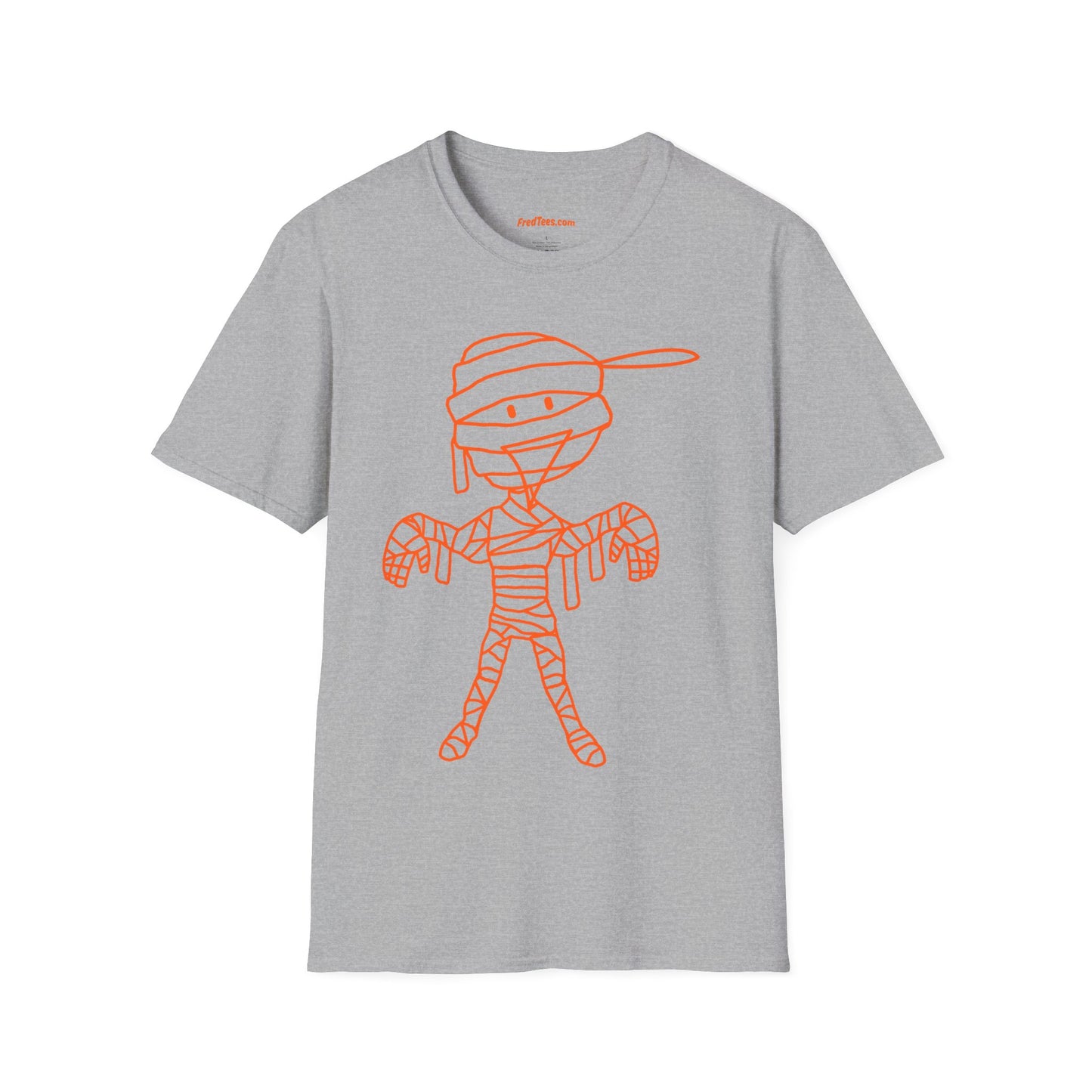 FRED says CALL YOUR MUMMY! Happy Halloween! BLACK AND ORANGE EDITION!