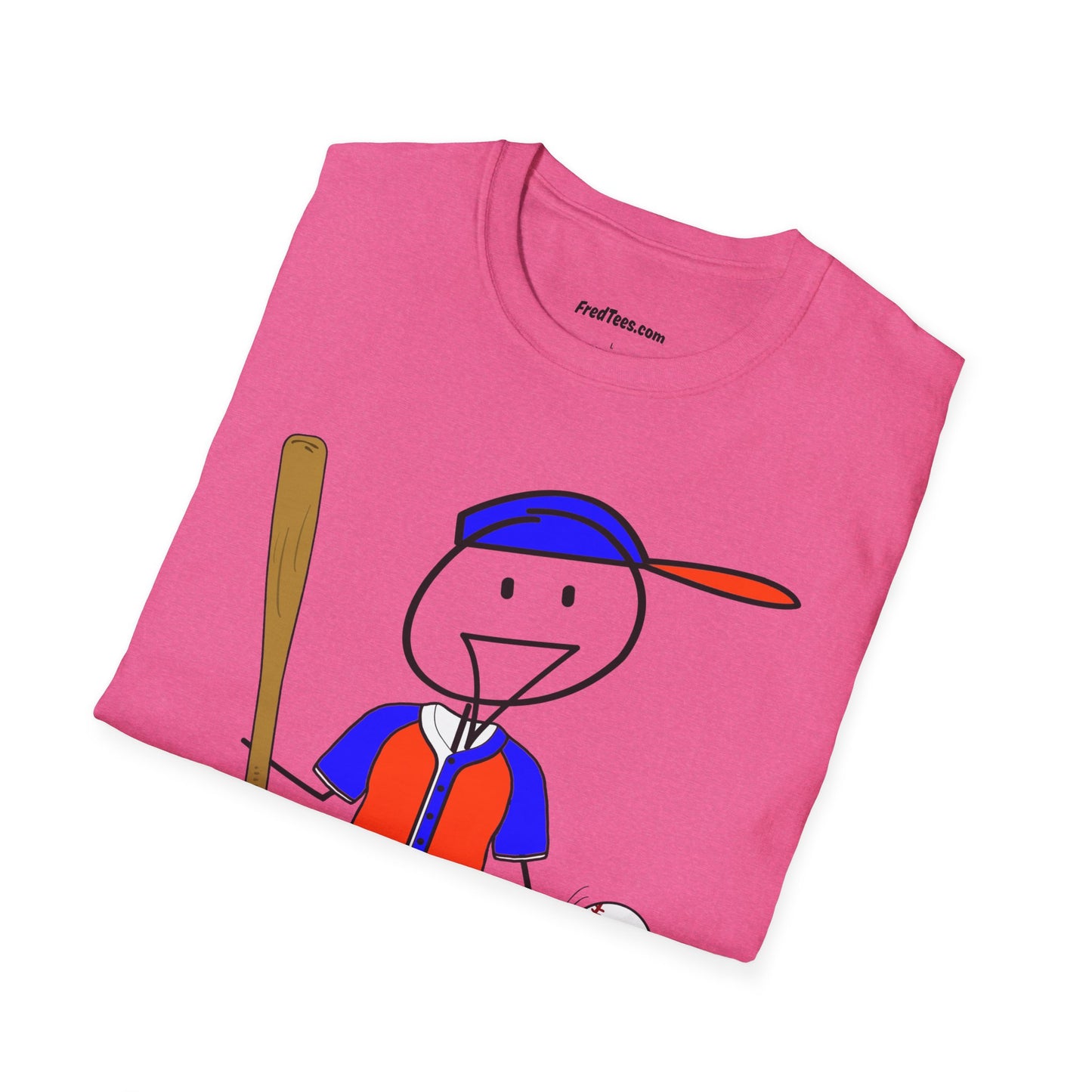 FRED is ready to PLAY BALL! His forever motto - HAVE FUN, PLAY HARD, DON’T QUIT! Orange & Royal