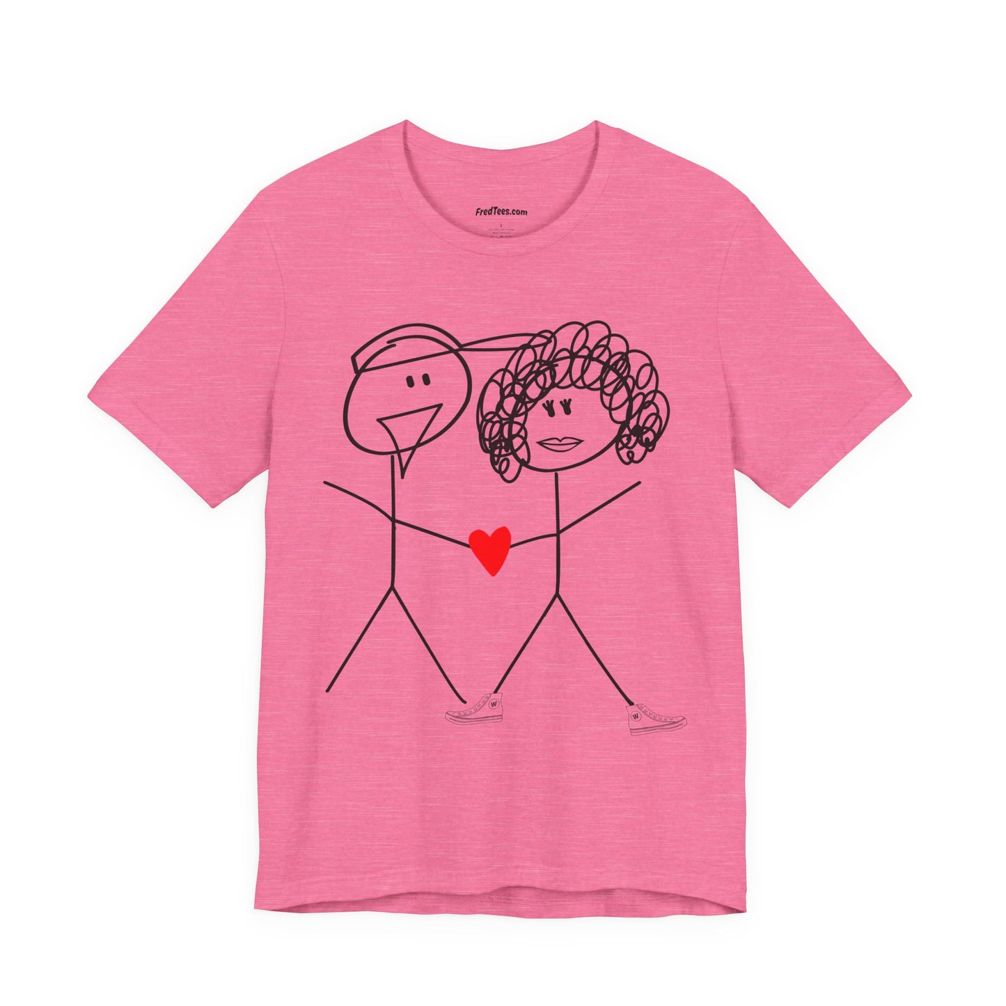 FRED and WENDI - the anniversary celebration shirt! LOVE is in the air!    Bella+Canvas version
