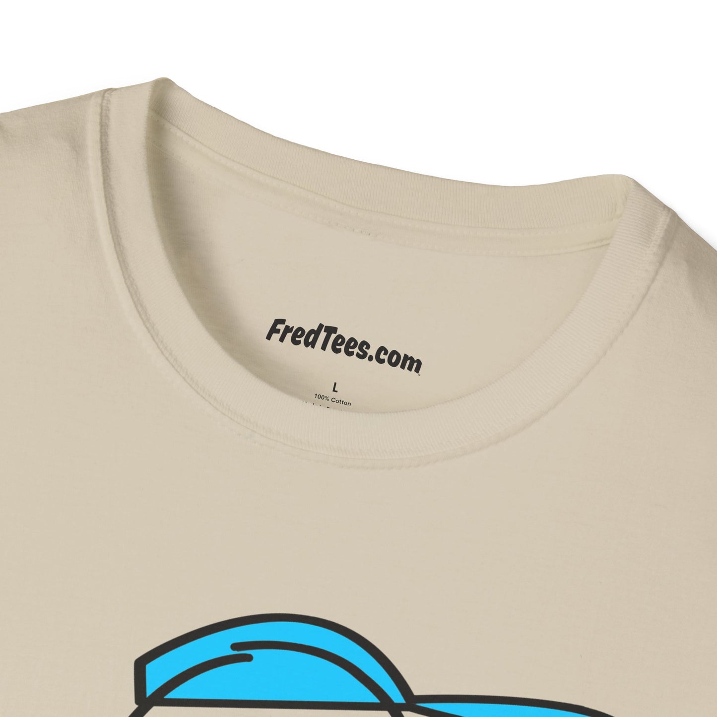 FRED is ready to PLAY BALL! His forever motto - HAVE FUN, PLAY HARD, DON’T QUIT! Sky Blue & Black Pinstripe