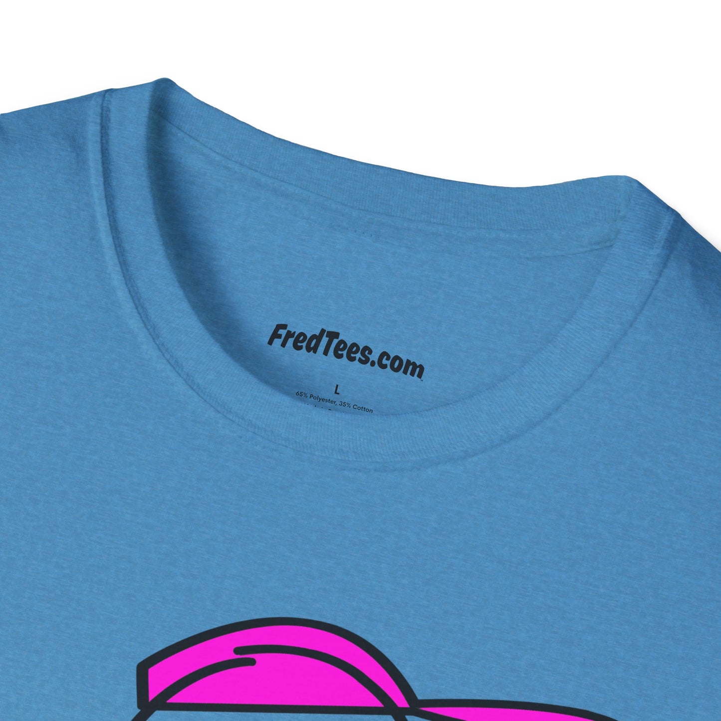 FRED is ready to PLAY BALL! His forever motto - HAVE FUN, PLAY HARD, DON’T QUIT! Hot Pink