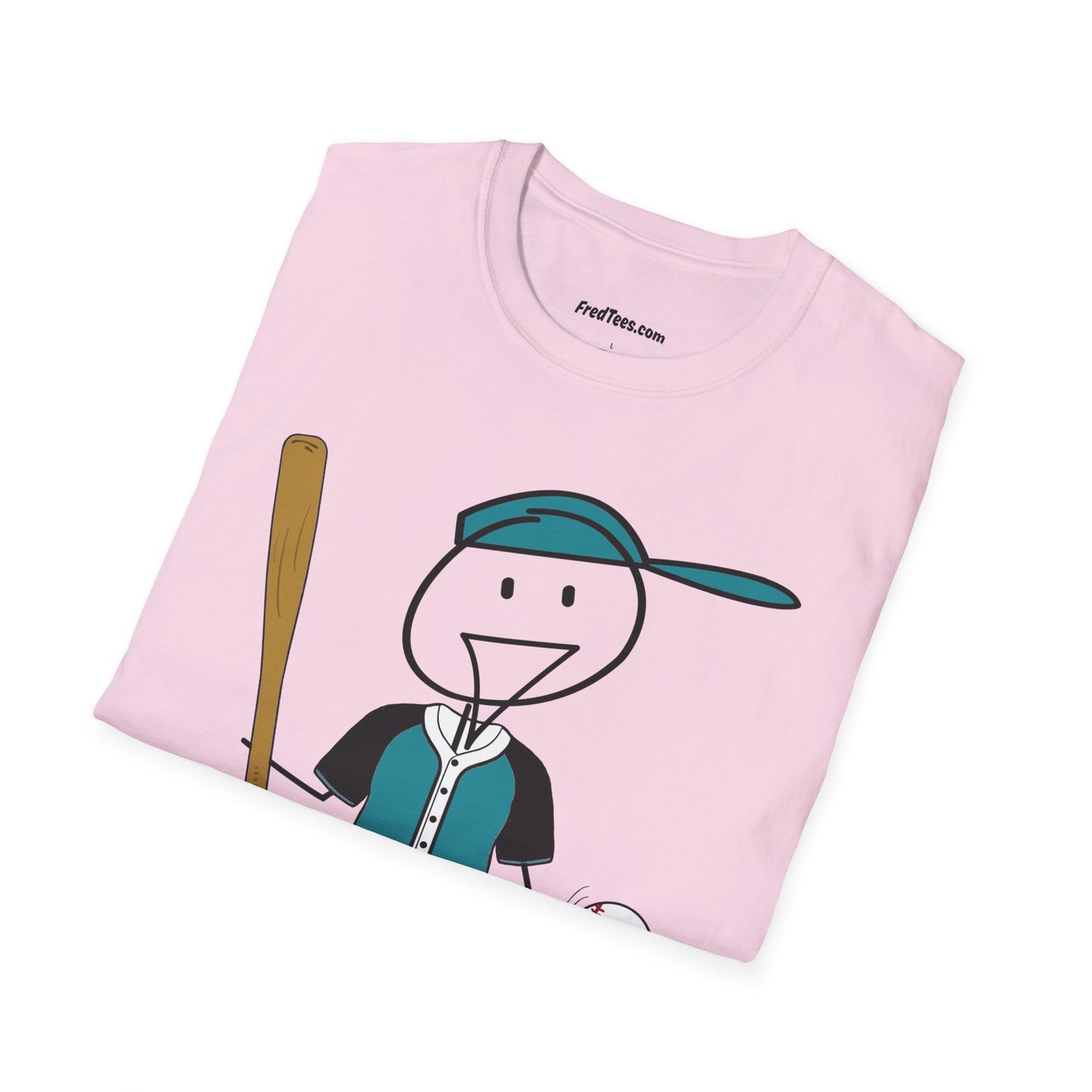 FRED is ready to PLAY BALL! His forever motto - HAVE FUN, PLAY HARD, DON’T QUIT! Teal & Black