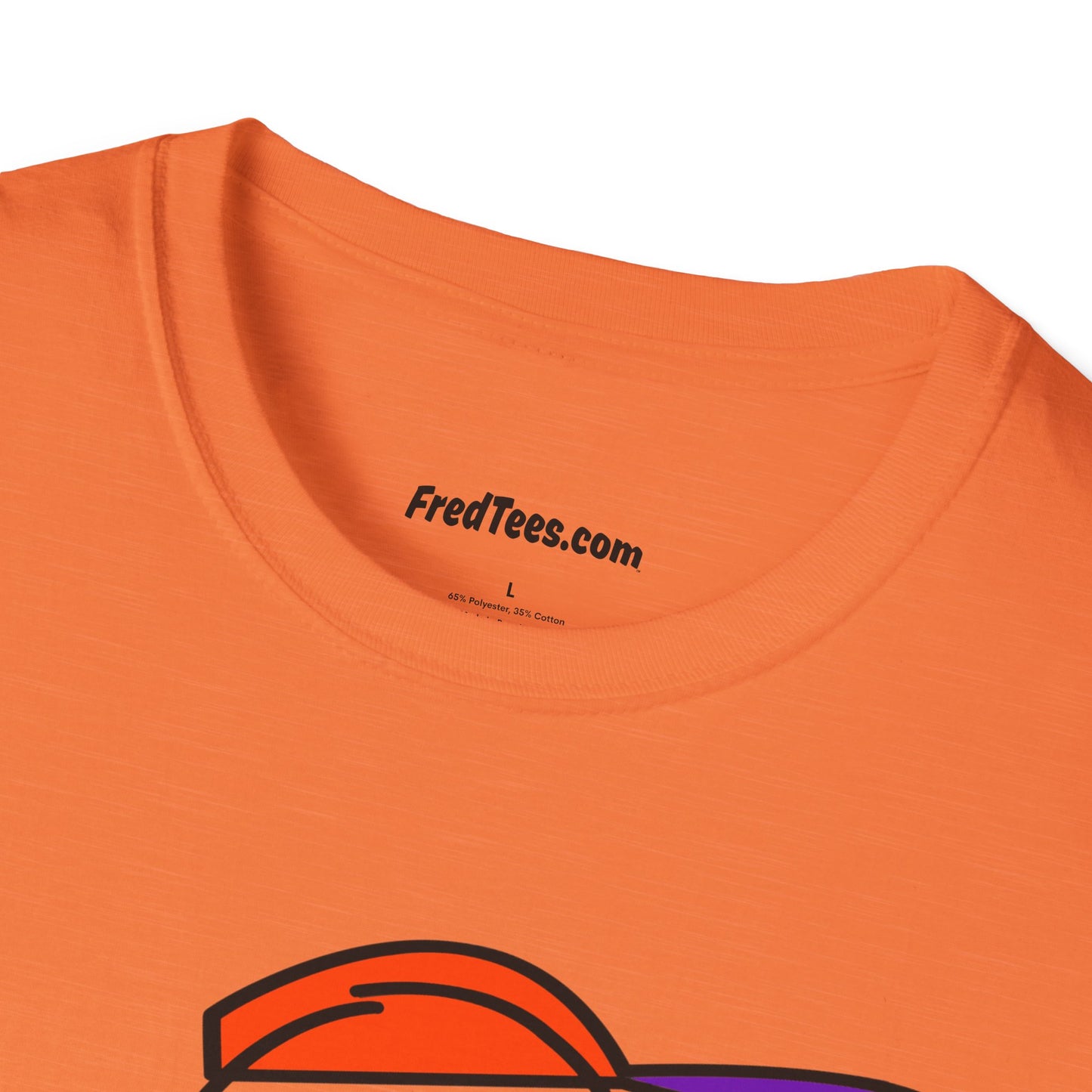 FRED is ready to PLAY BALL! His forever motto - HAVE FUN, PLAY HARD, DON’T QUIT! Orange & Purple