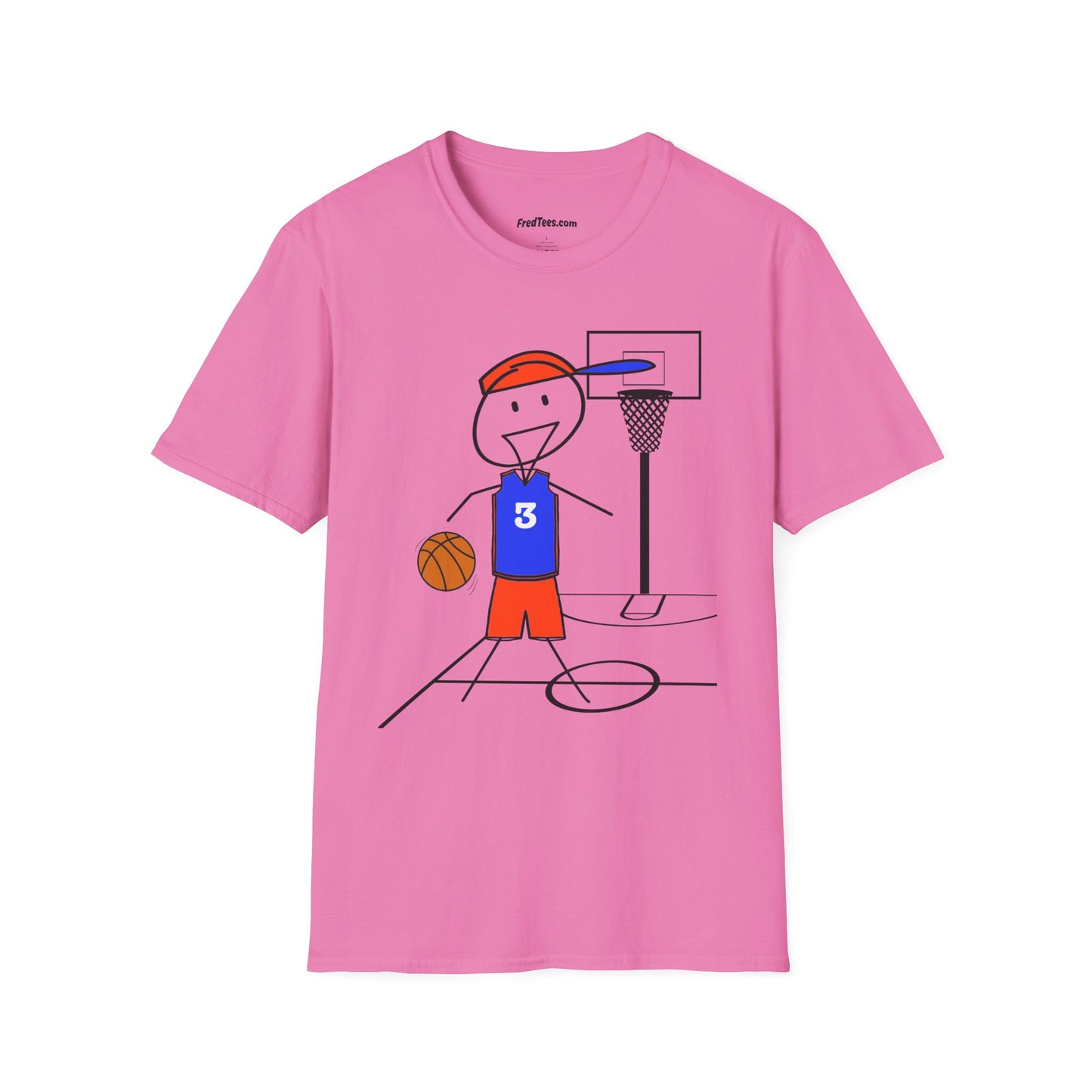 FRED is ready for the court! His forever motto - HAVE FUN, PLAY HARD, DON’T QUIT! More. Orange & Royal
