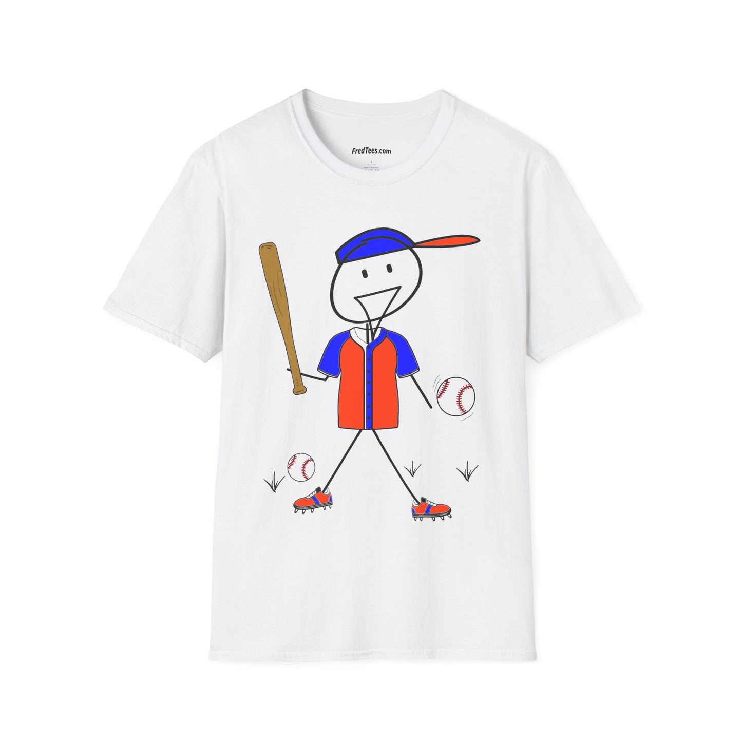 FRED is ready to PLAY BALL! His forever motto - HAVE FUN, PLAY HARD, DON’T QUIT! Orange & Royal