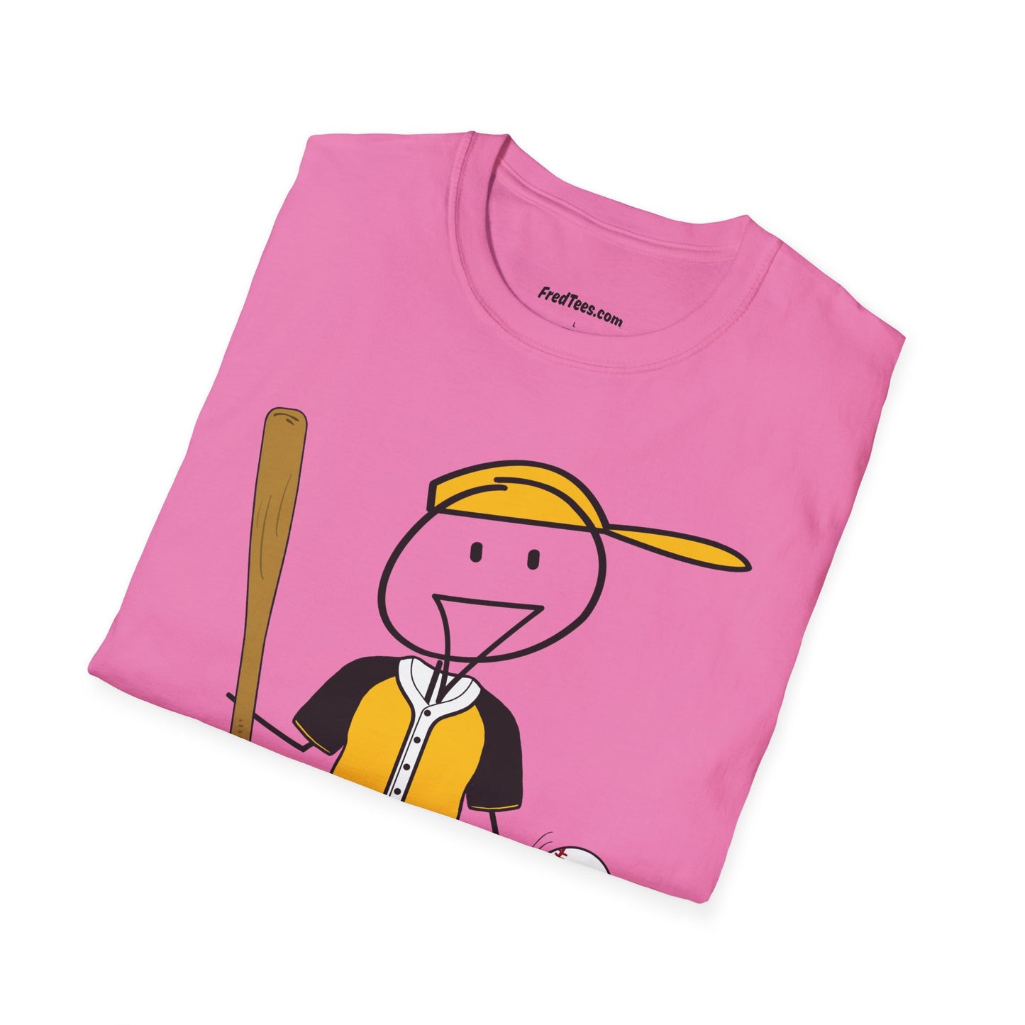 FRED is ready to PLAY BALL! His forever motto - HAVE FUN, PLAY HARD, DON’T QUIT! Yellow & Black