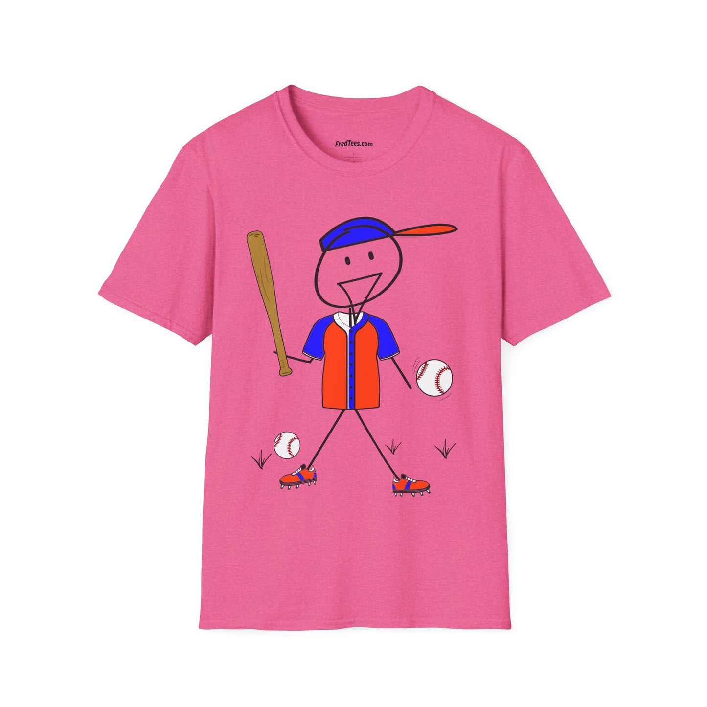 FRED is ready to PLAY BALL! His forever motto - HAVE FUN, PLAY HARD, DON’T QUIT! Orange & Royal