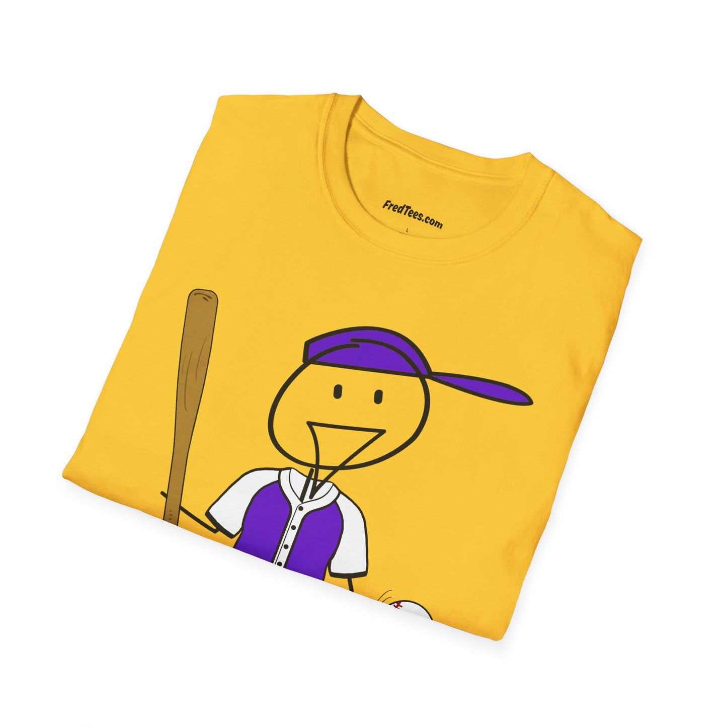 FRED is ready to PLAY BALL! His forever motto - HAVE FUN, PLAY HARD, DON’T QUIT! Purple