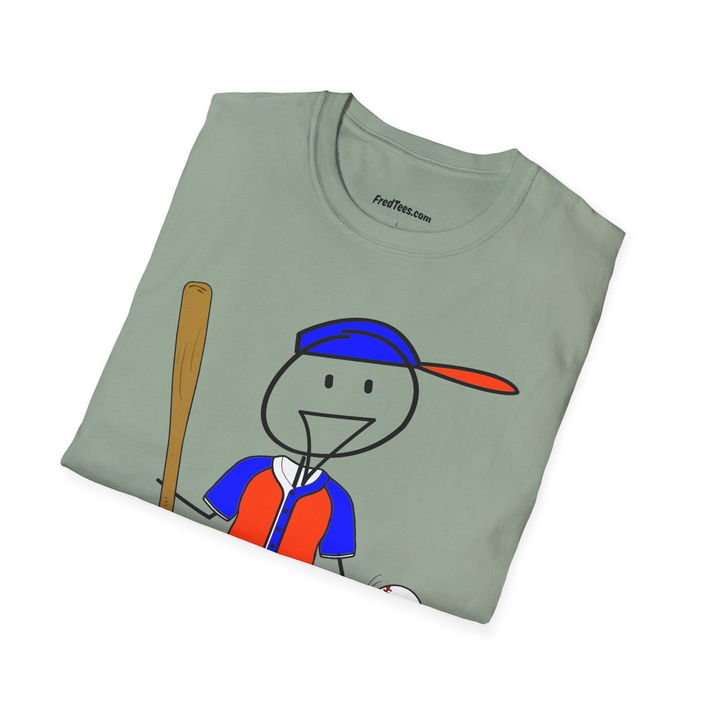 FRED is ready to PLAY BALL! His forever motto - HAVE FUN, PLAY HARD, DON’T QUIT! Orange & Royal
