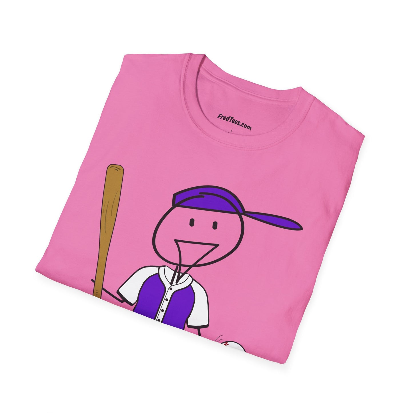 FRED is ready to PLAY BALL! His forever motto - HAVE FUN, PLAY HARD, DON’T QUIT! Purple