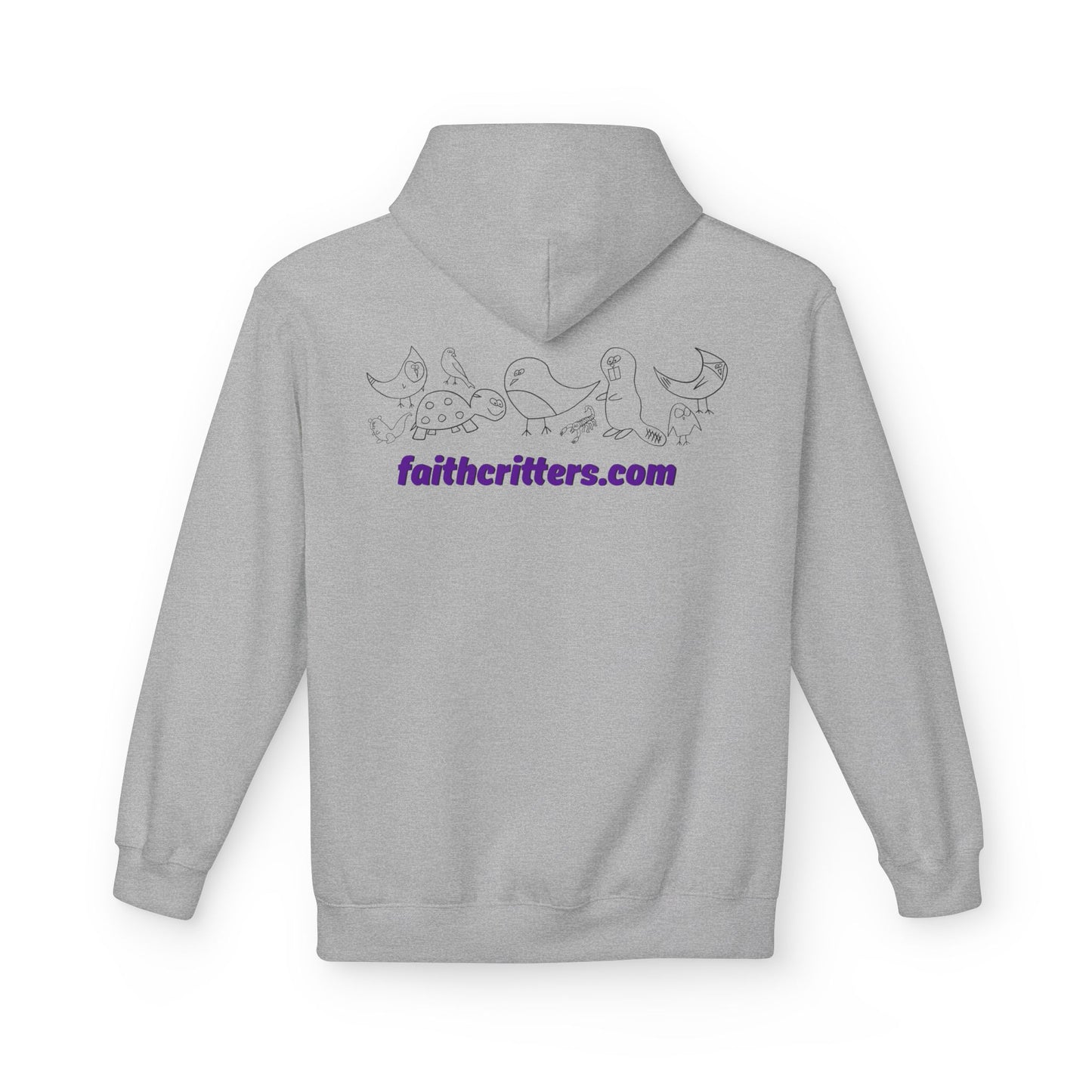 The OFFICIAL Faith Critters sweatshirt! Celebrate the Critters in comfort!