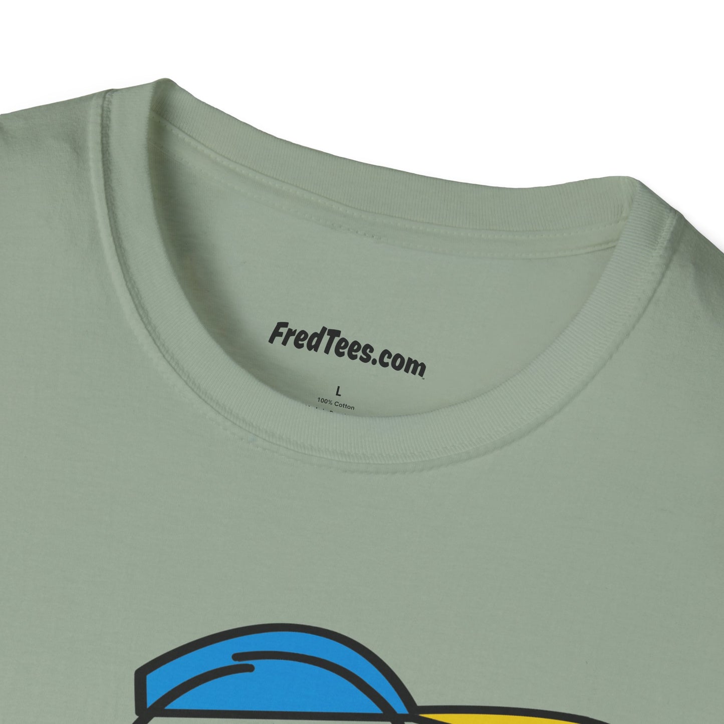 FRED is ready to PLAY BALL! His forever motto - HAVE FUN, PLAY HARD, DON’T QUIT! Aqua & Yellow