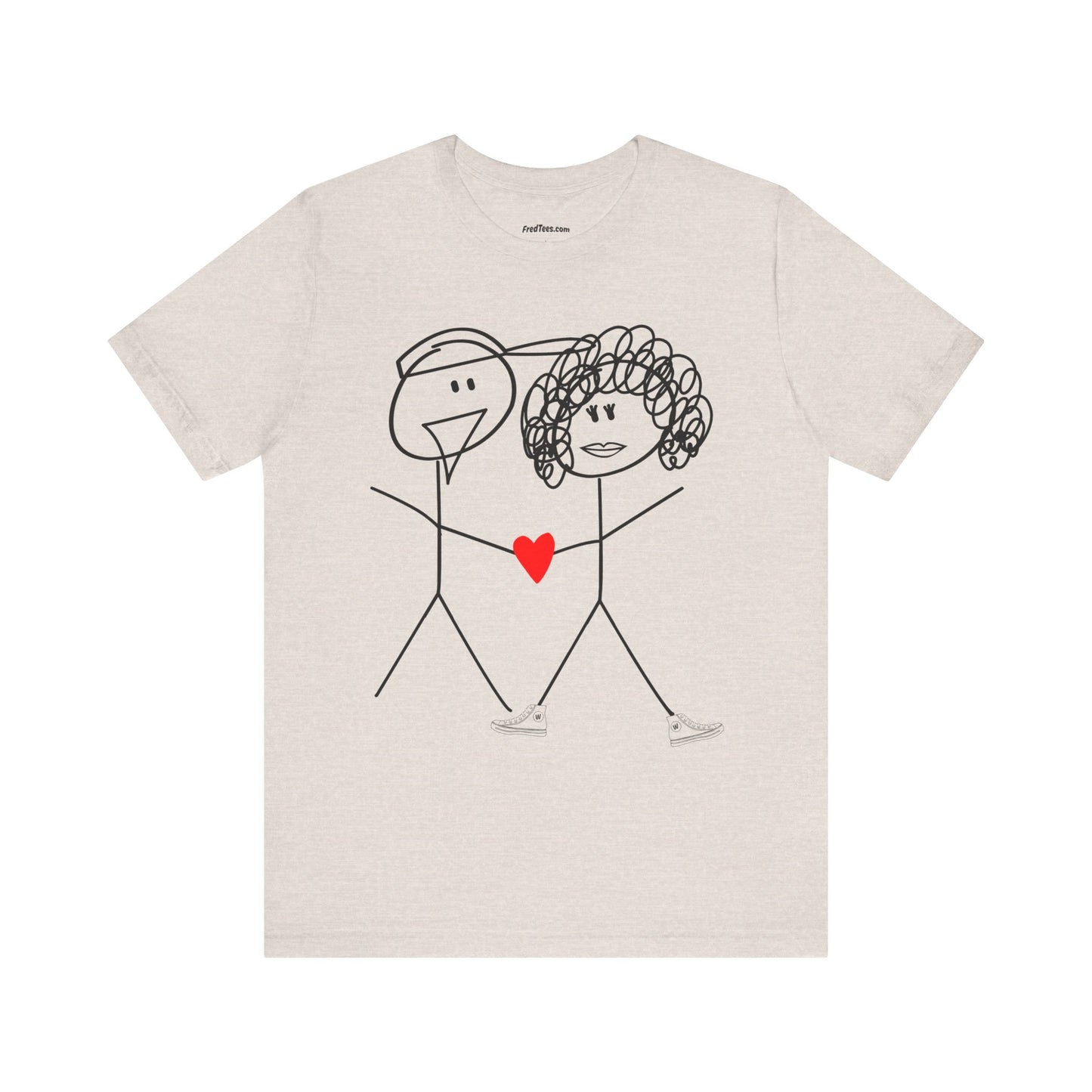 FRED and WENDI - the anniversary celebration shirt! LOVE is in the air!    Bella+Canvas version